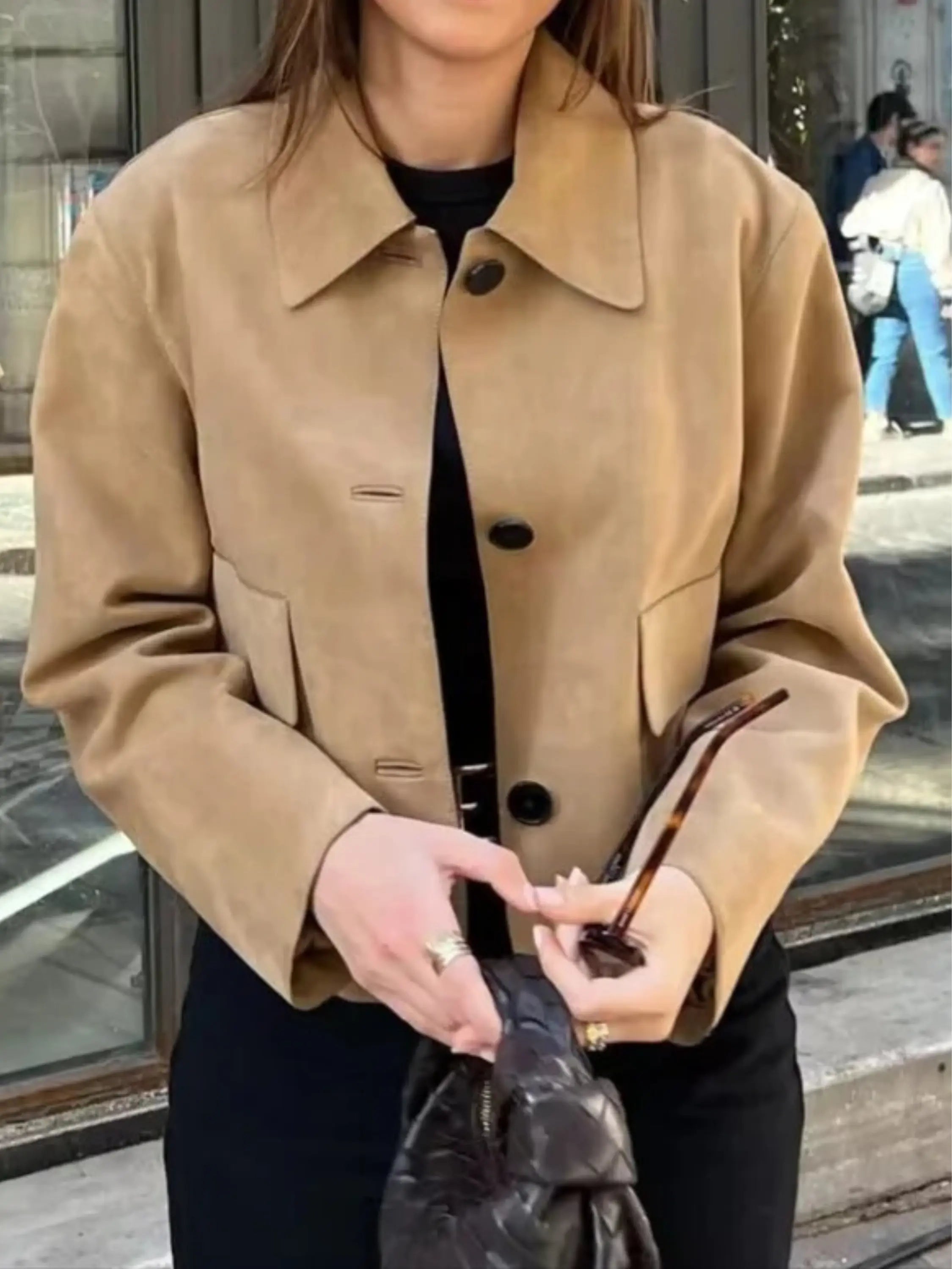 Tailored Wool-Blend Jacket