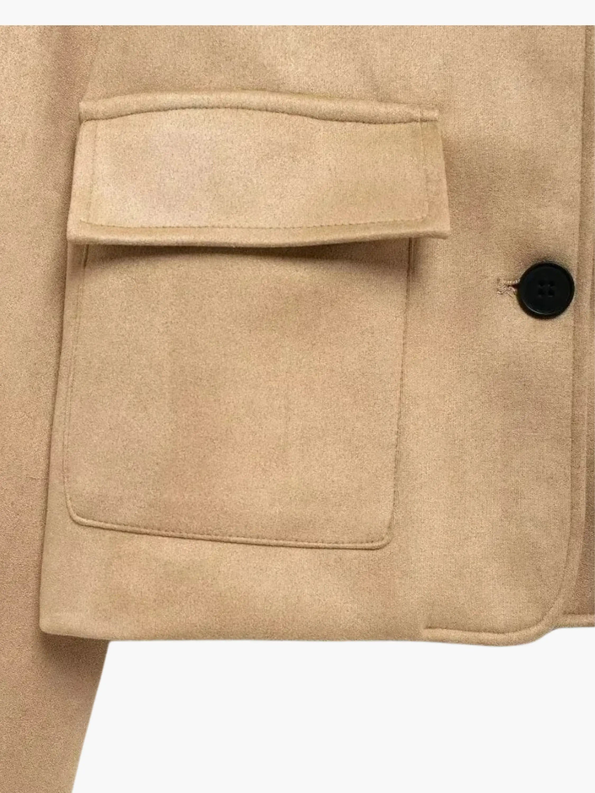 Tailored Wool-Blend Jacket