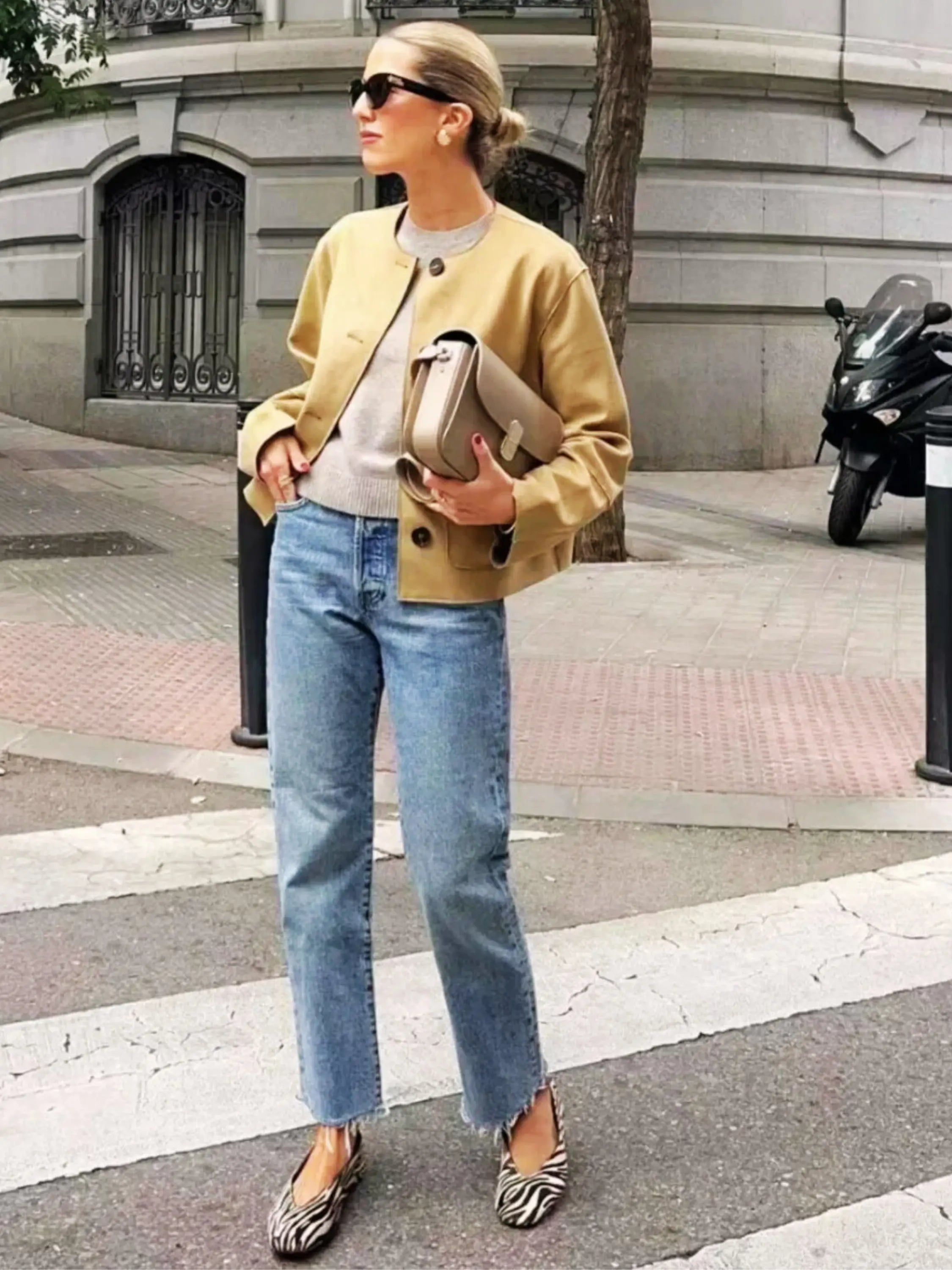 Minimalist Suede Jacket