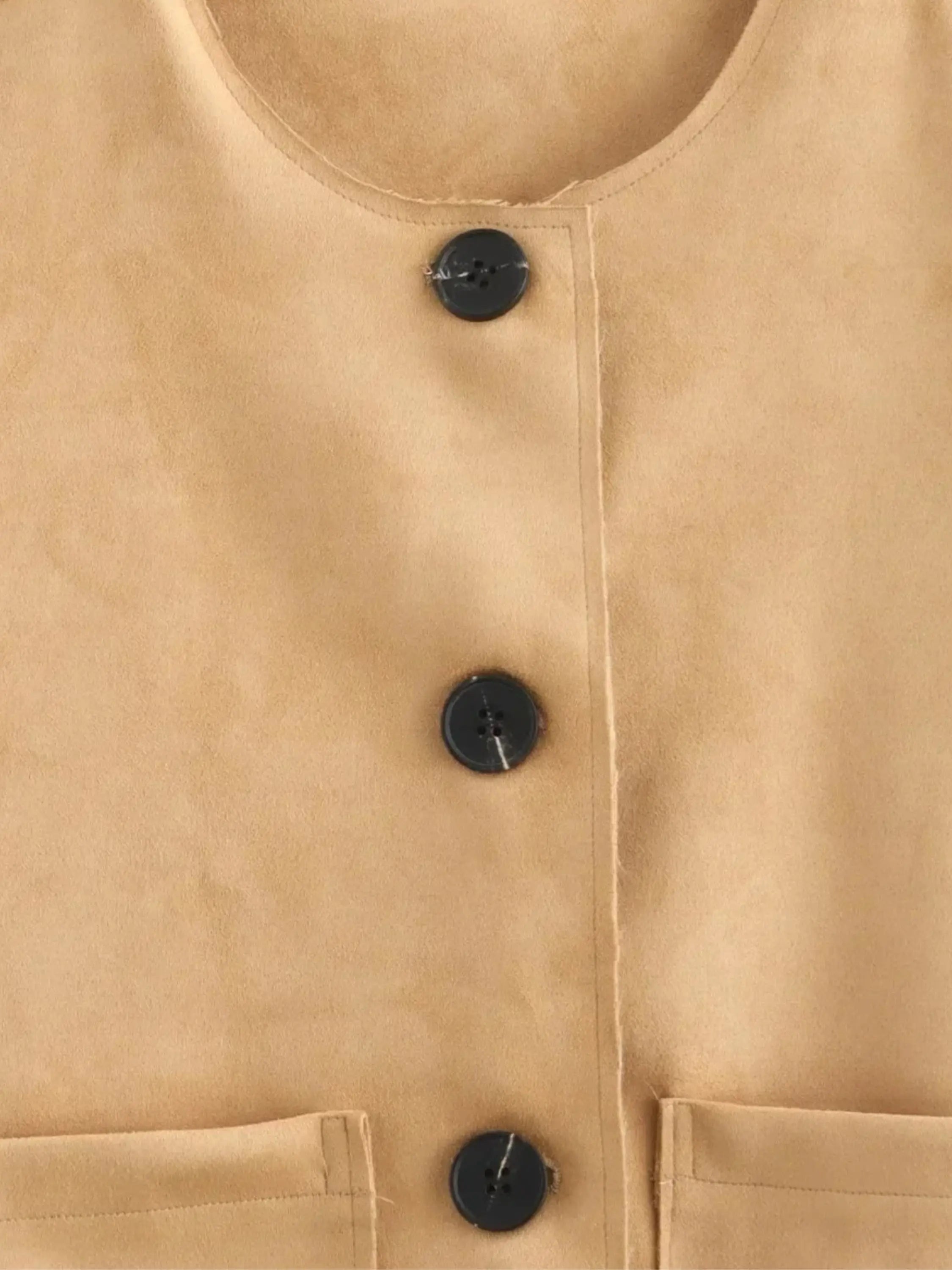 Minimalist Suede Jacket