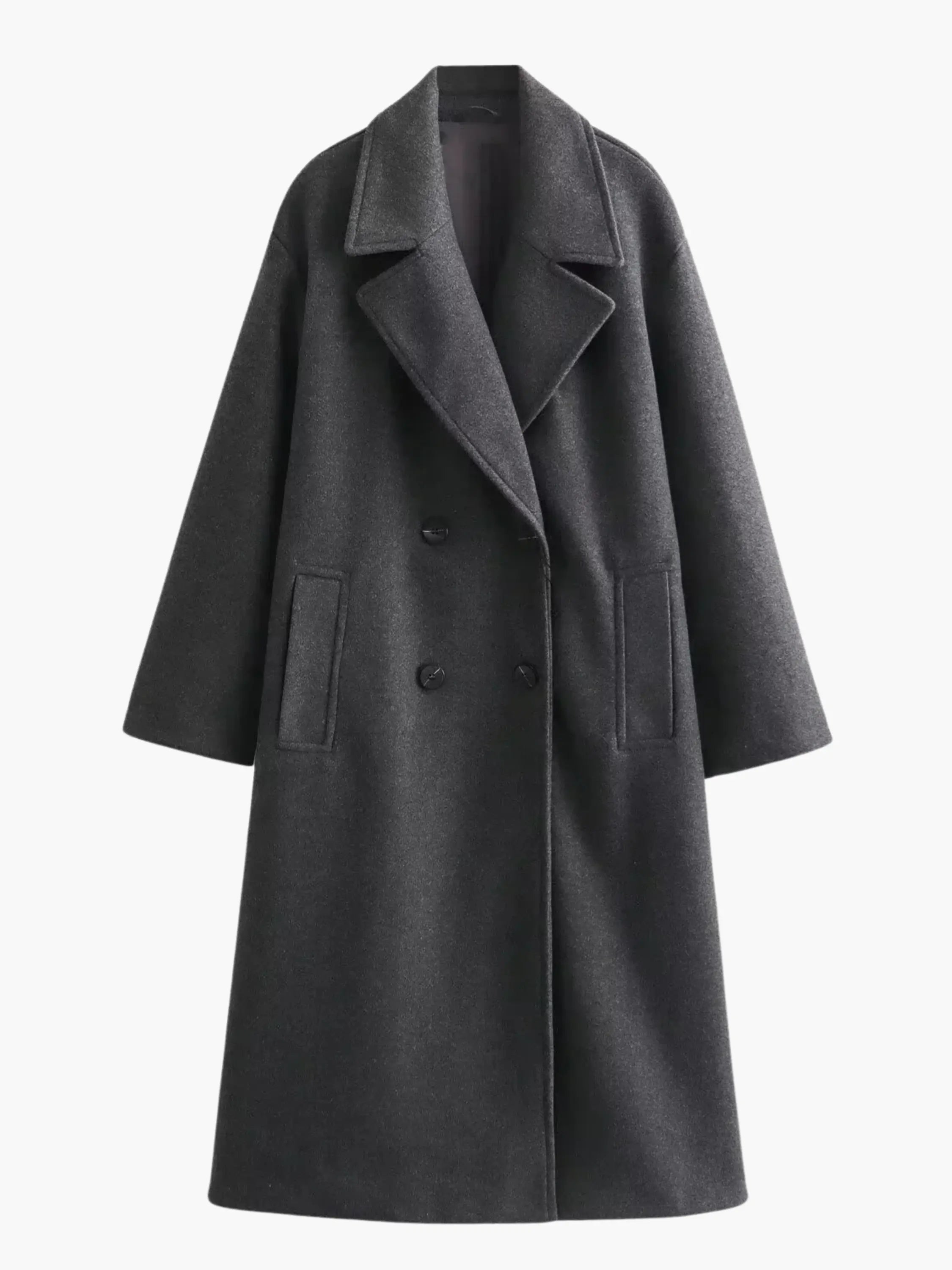 Timeless Double-Breasted Camel Coat