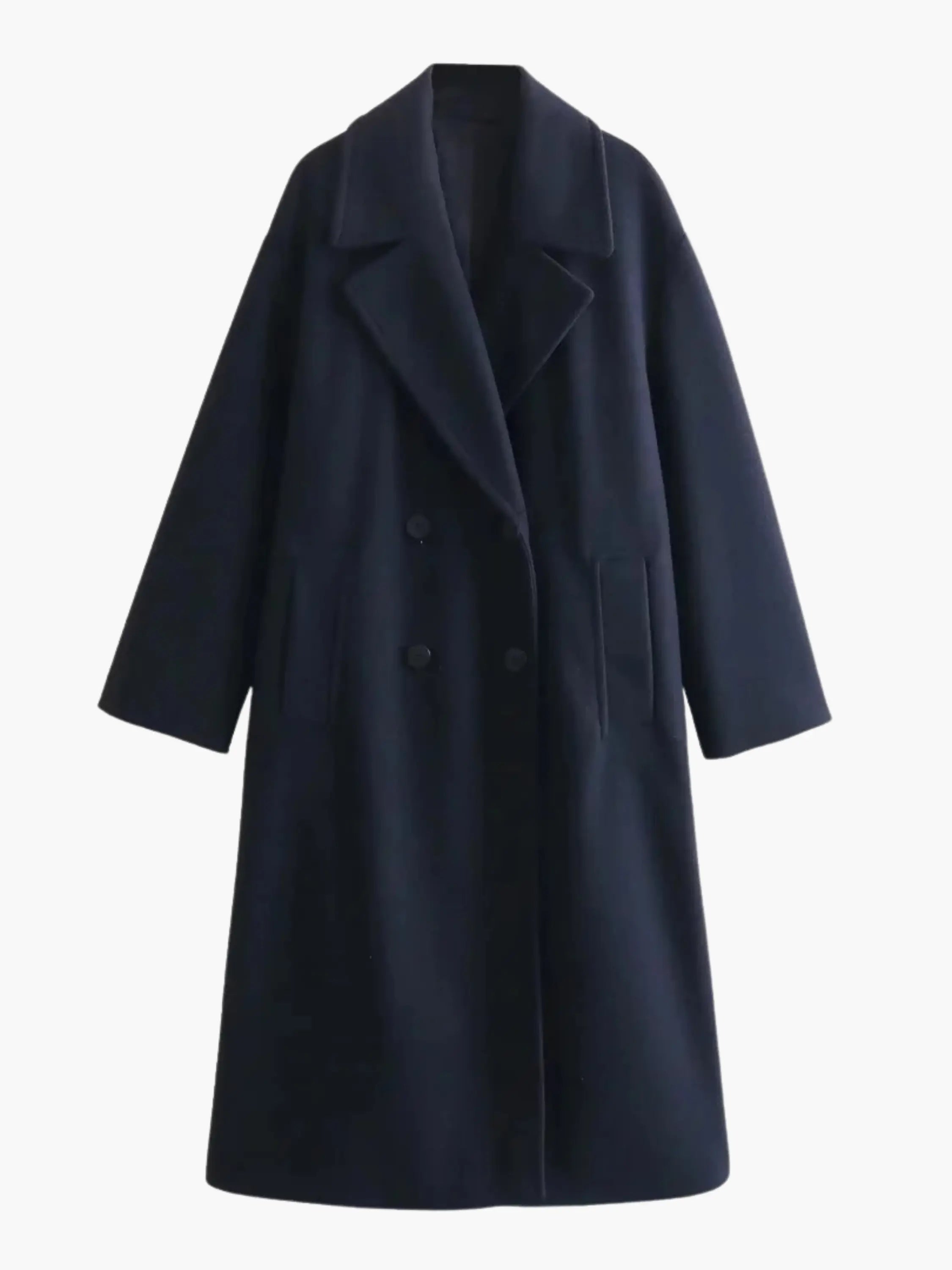 Timeless Double-Breasted Camel Coat