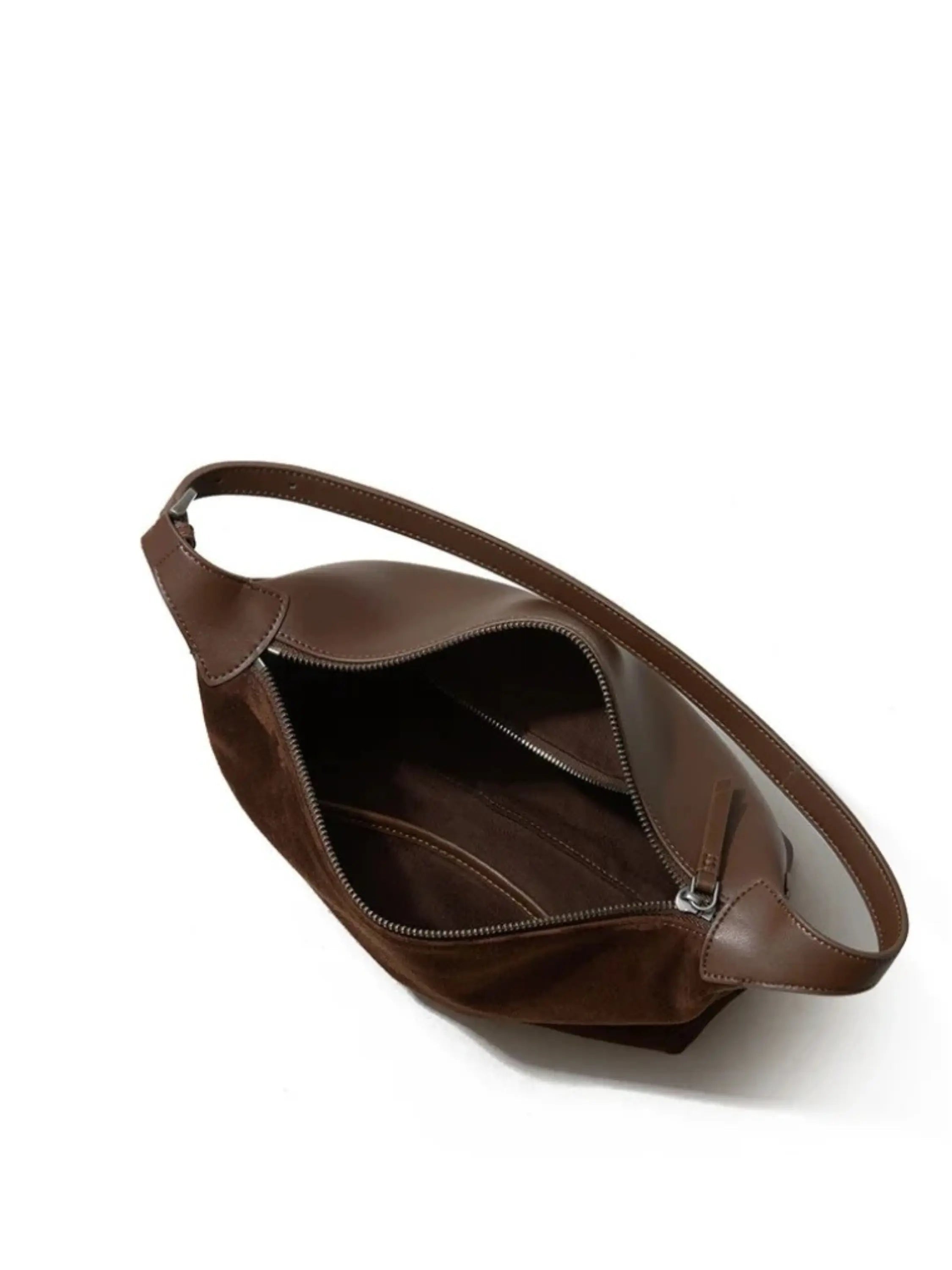 Luxurious Shoulder Bag Suede