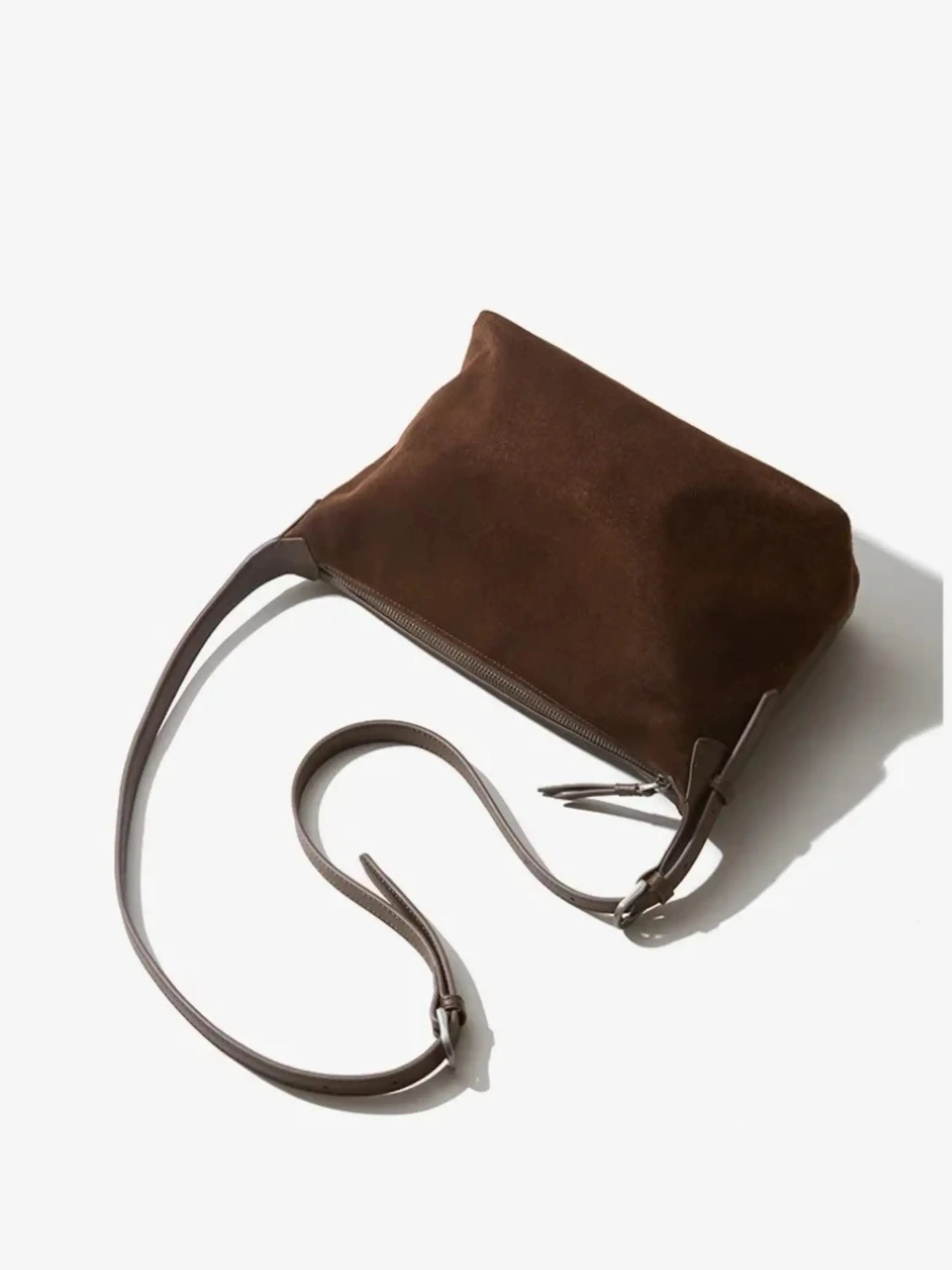 Luxurious Shoulder Bag Suede