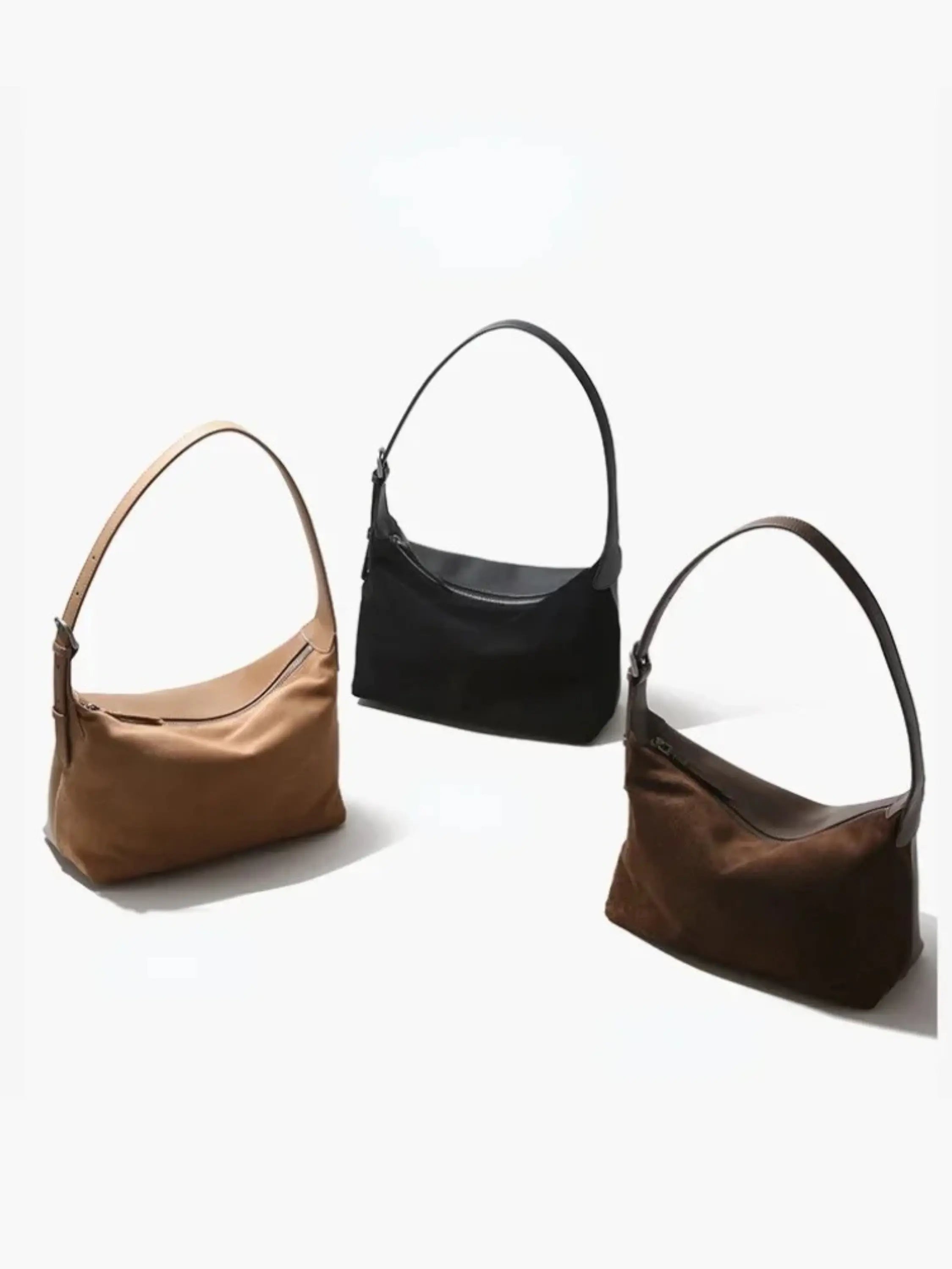 Luxurious Shoulder Bag Suede