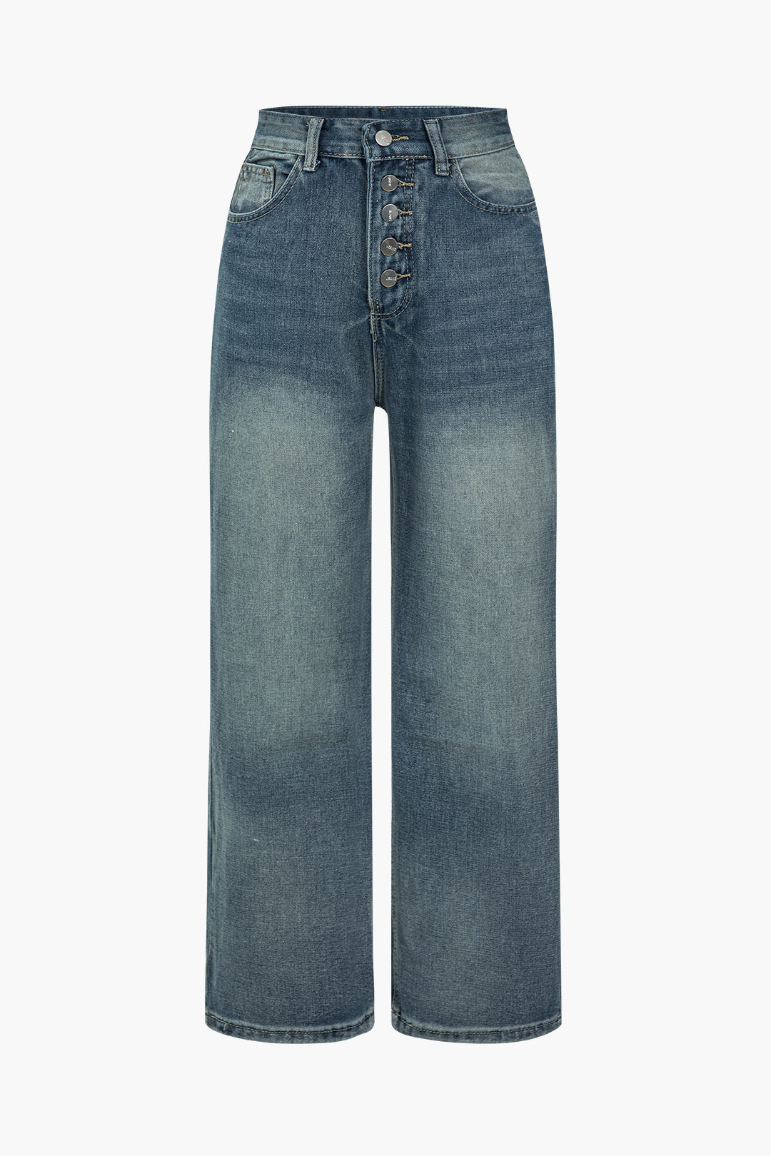 Vintage Button Fly Jeans –for Timeless Street Style