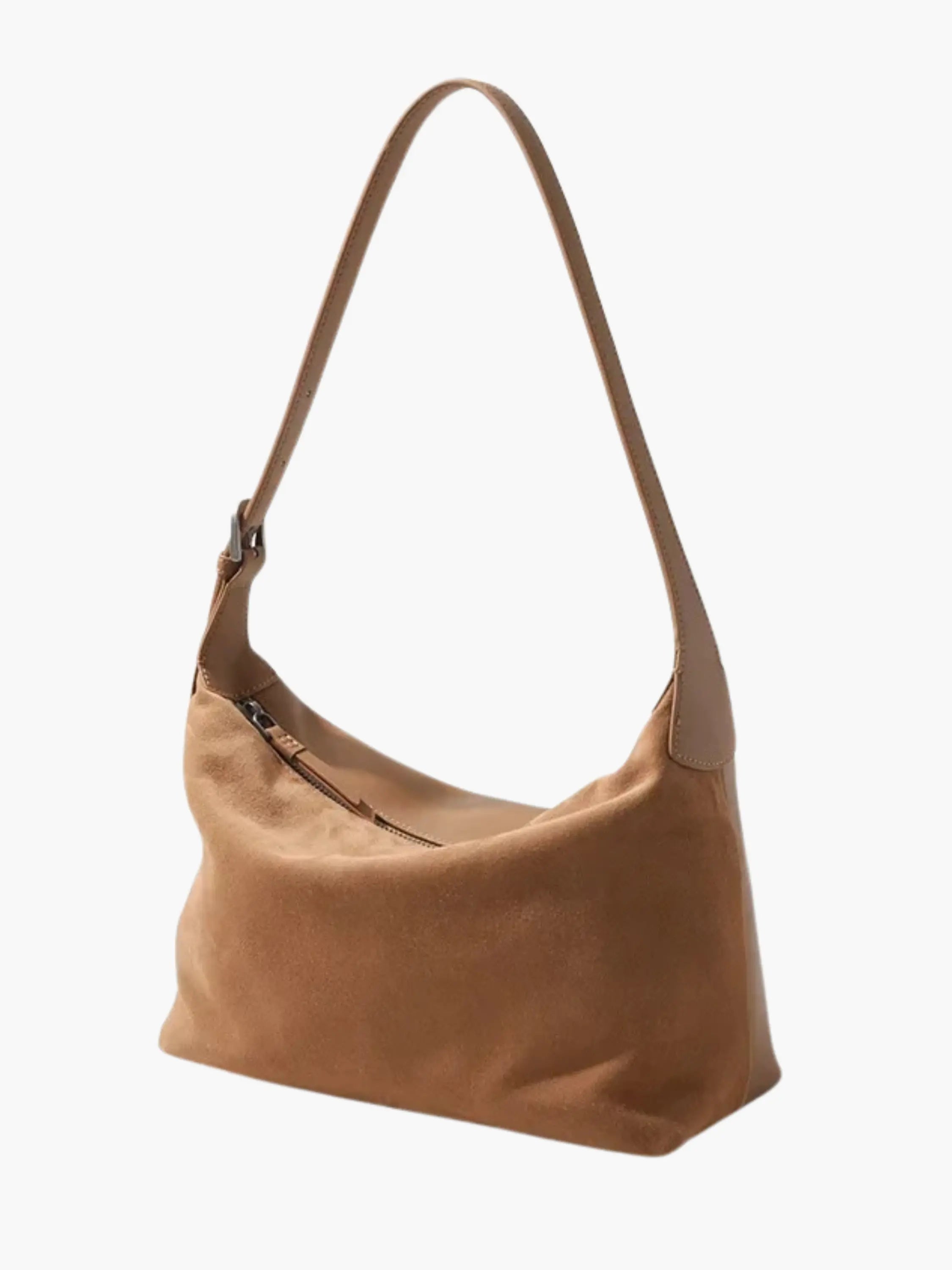 Luxurious Shoulder Bag Suede