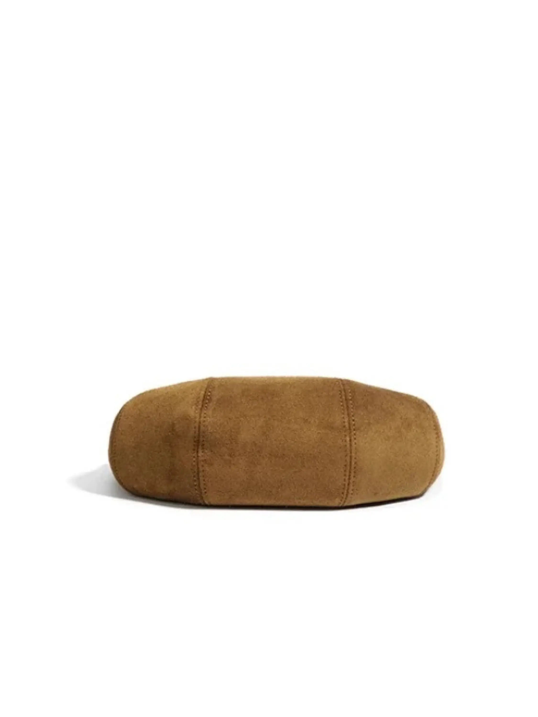 Suede Crossbody Bag with Adjustable Strap