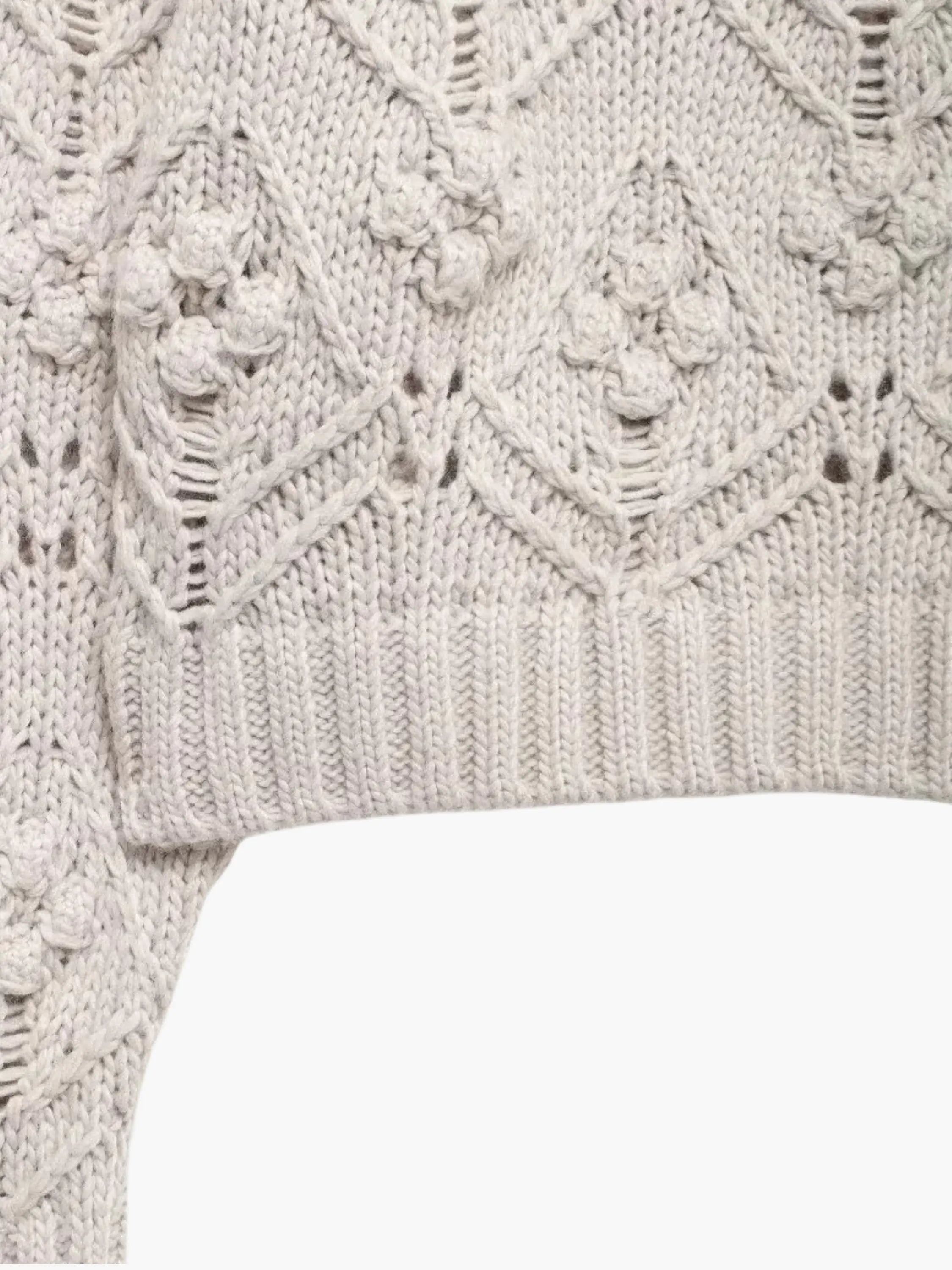 Lace Knit Sweater