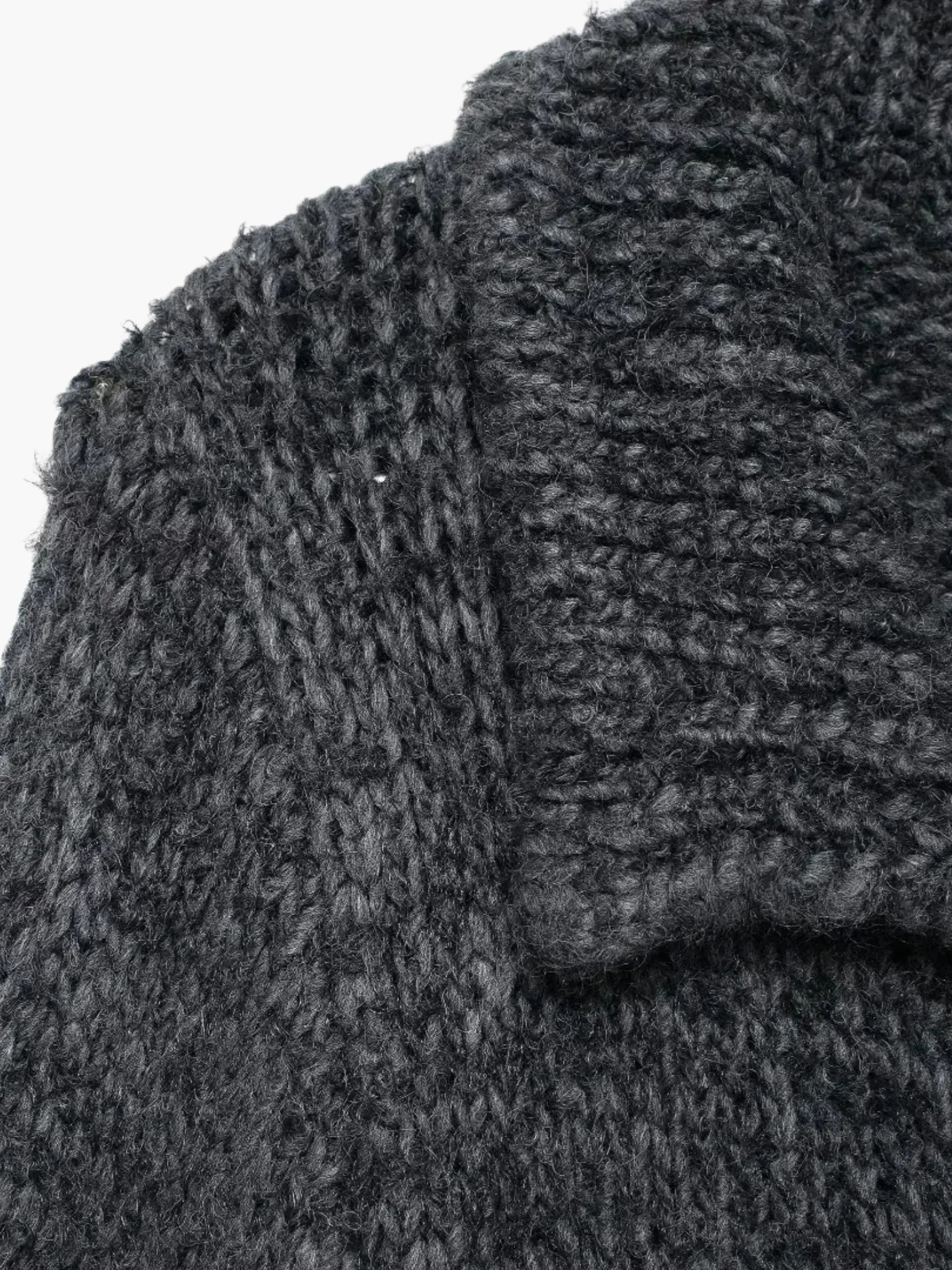 Elegant Knit Button-Up Cardigan