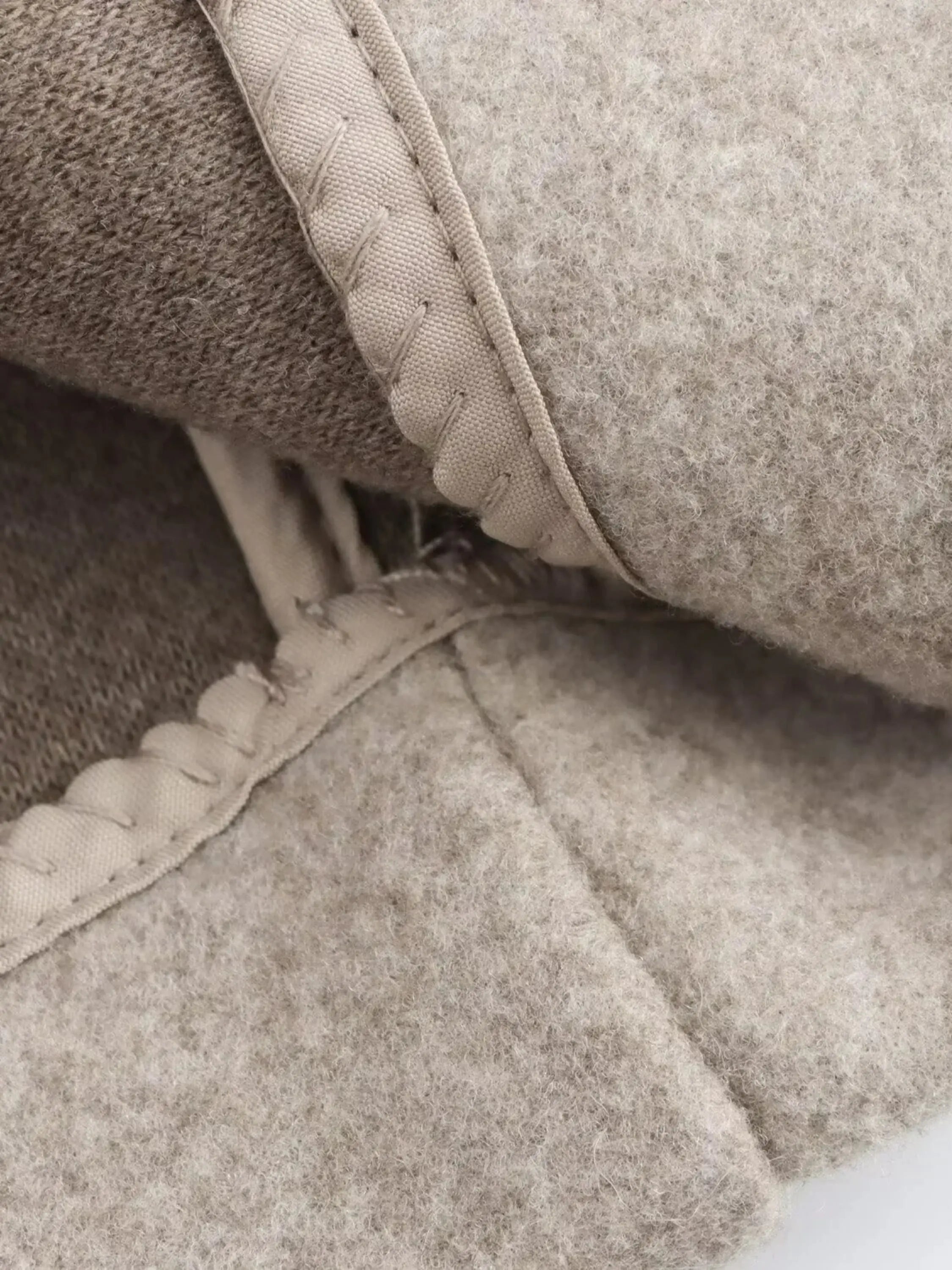 Belted Faux Fur Collar Coat - Luxurious Warmth and Elegance