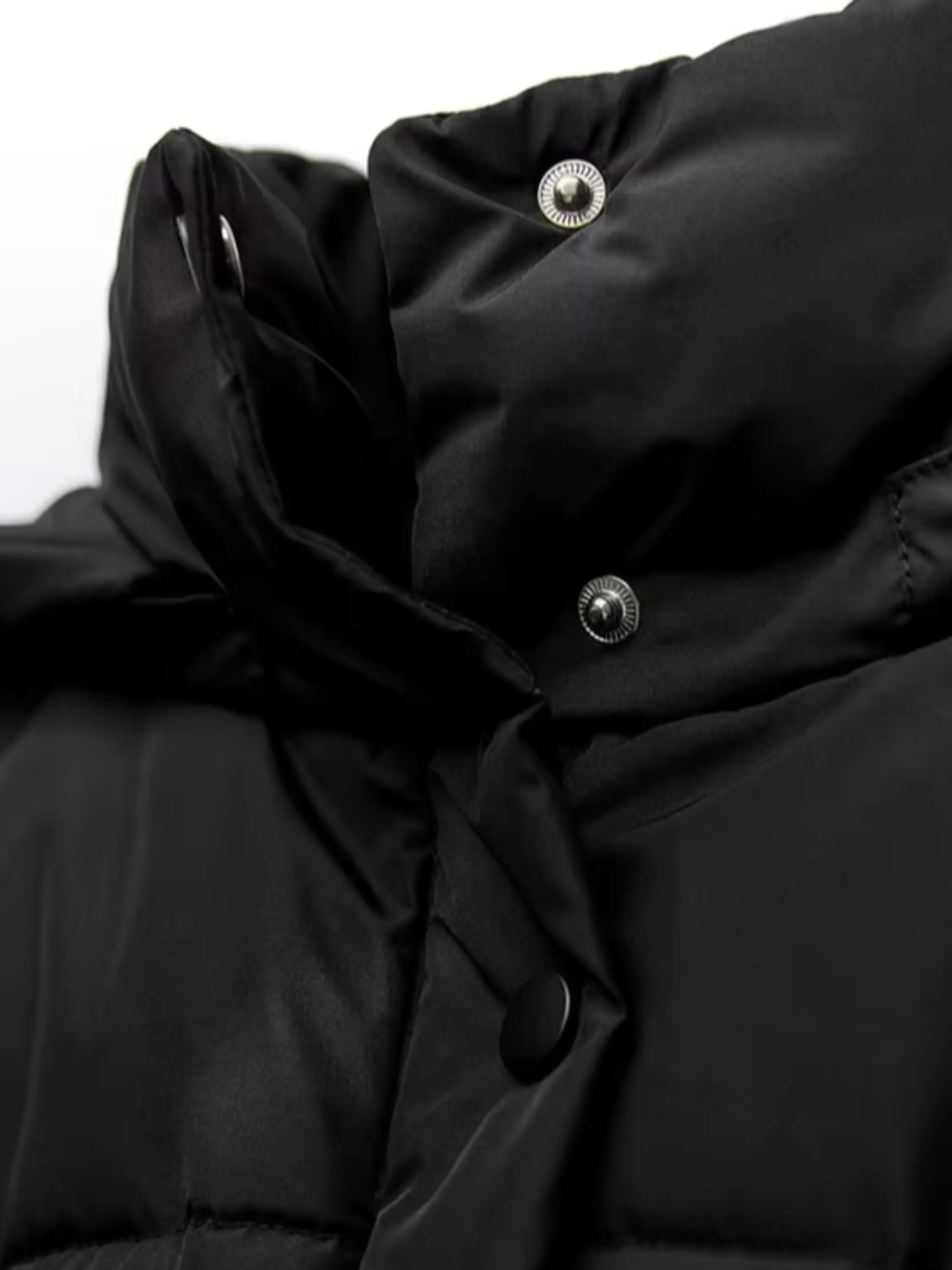 Cropped Hooded Puffer Jacket