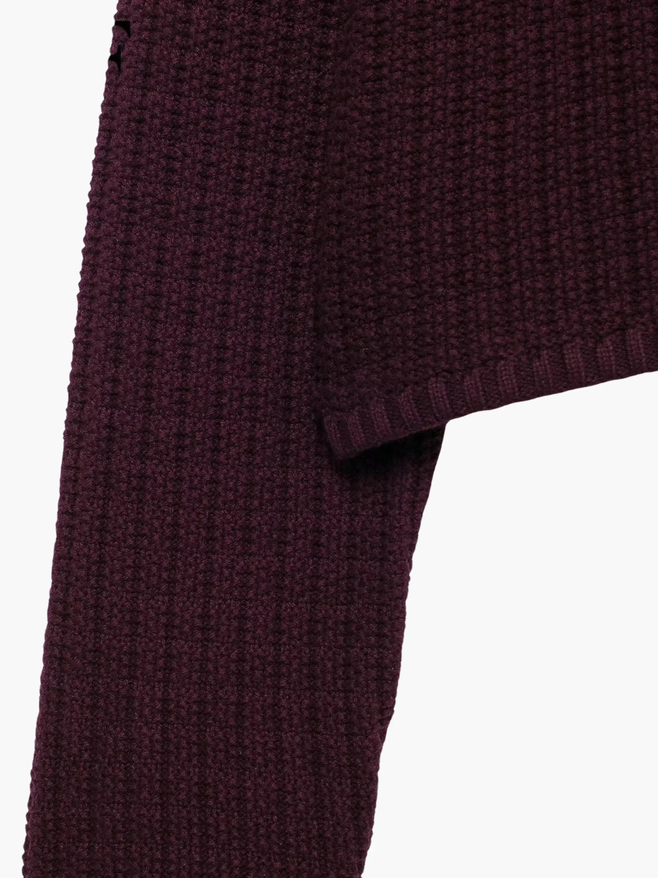 Textured Knit Cardigan with Gold Buttons