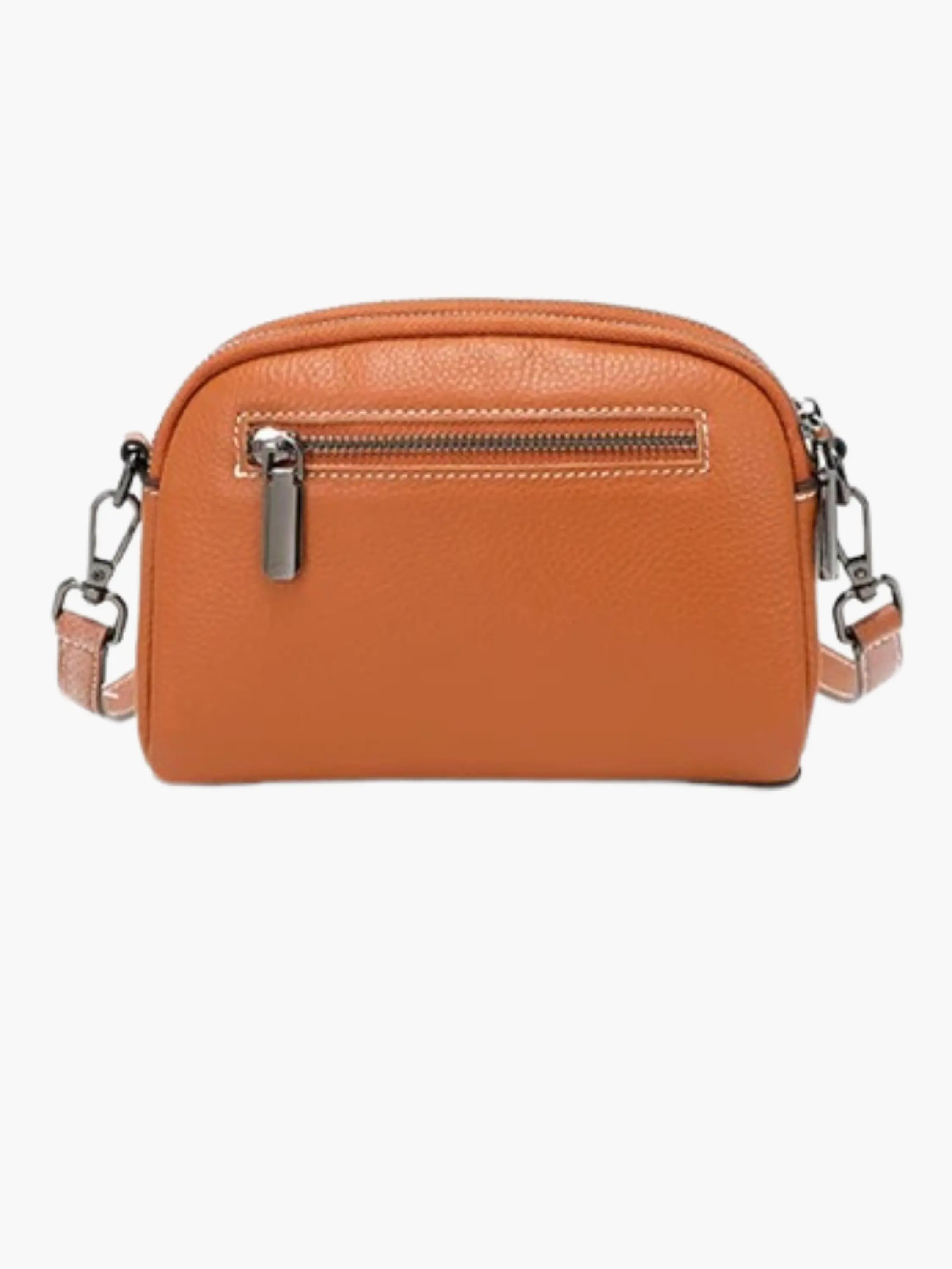 Crossbody Bag with Snap-Button Pocket