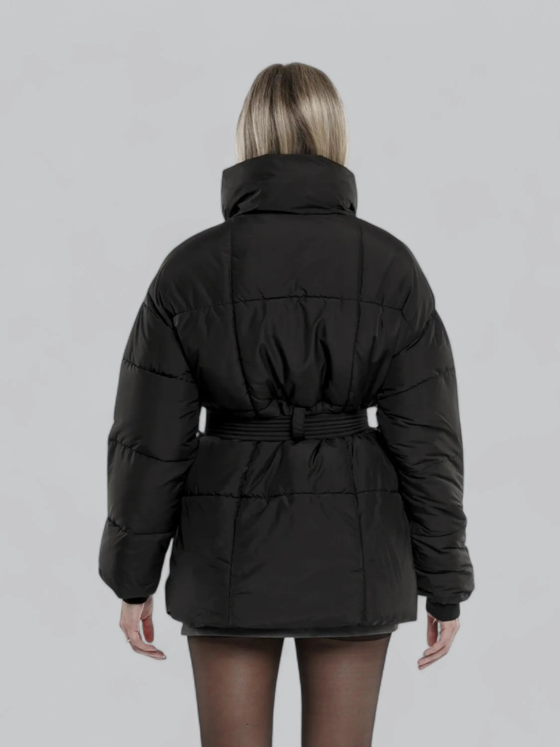 Belted Puffer Jacket