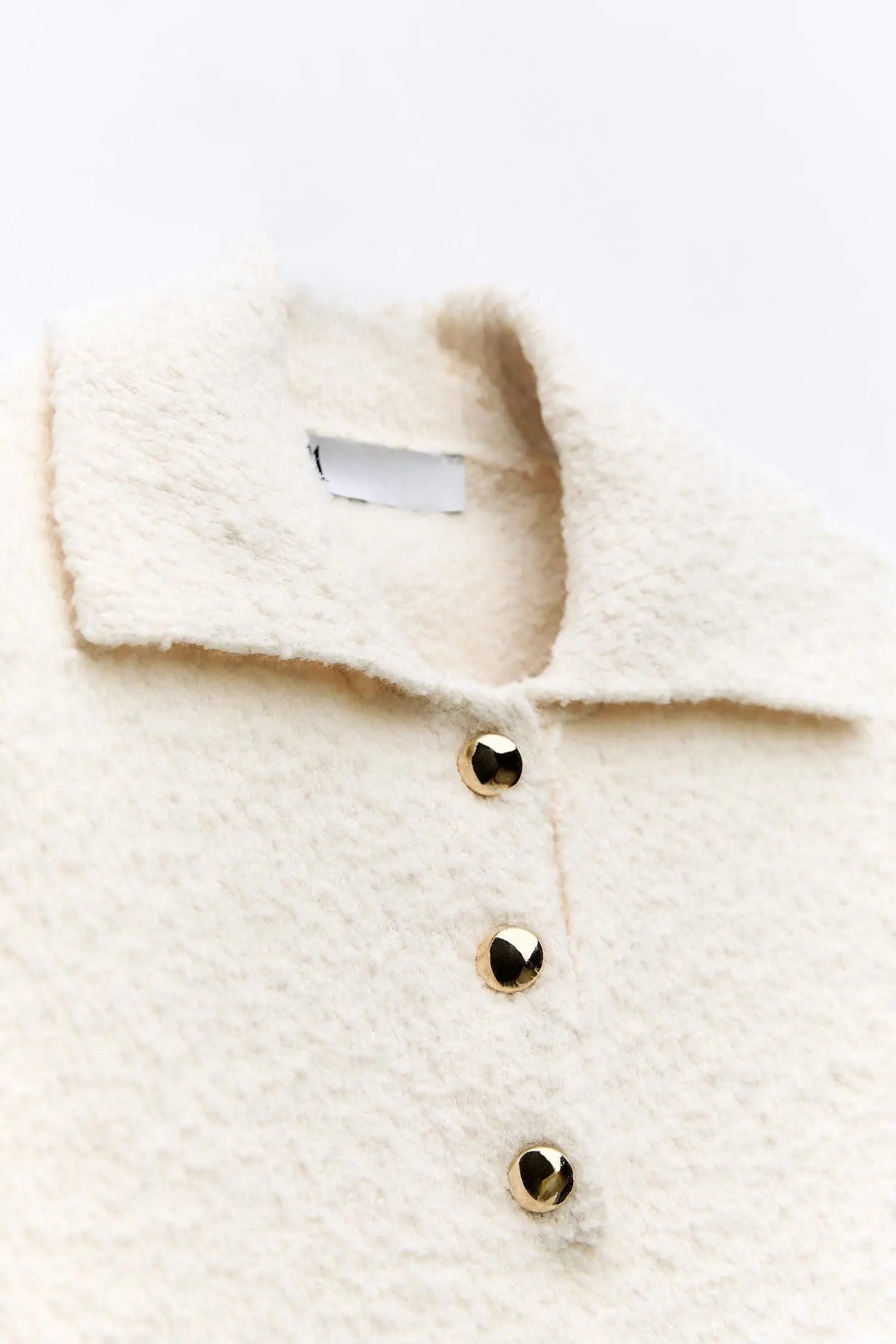 Textured Knit Polo Sweater