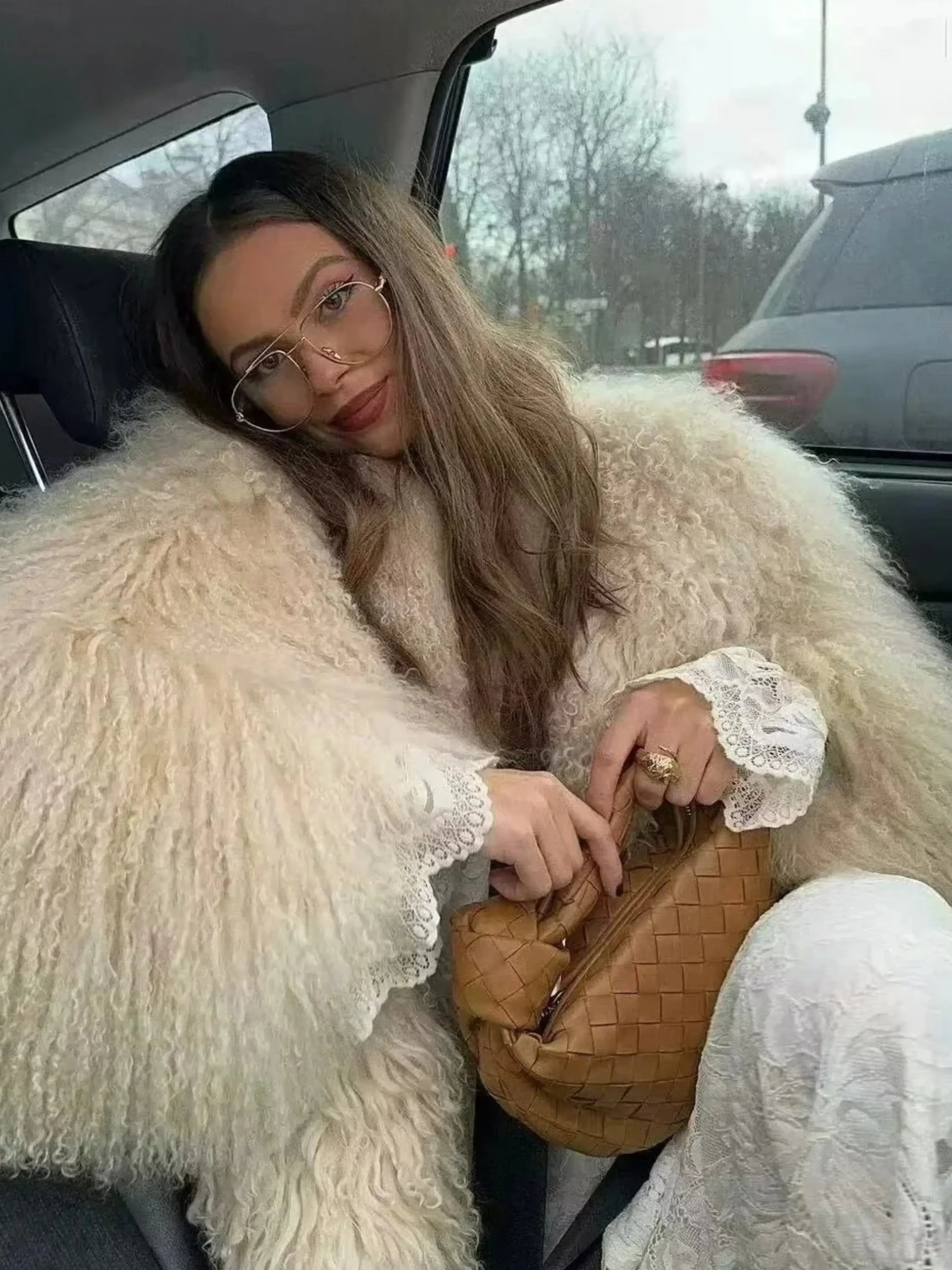 Shaggy Chocolate Brown Faux Fur Jacket