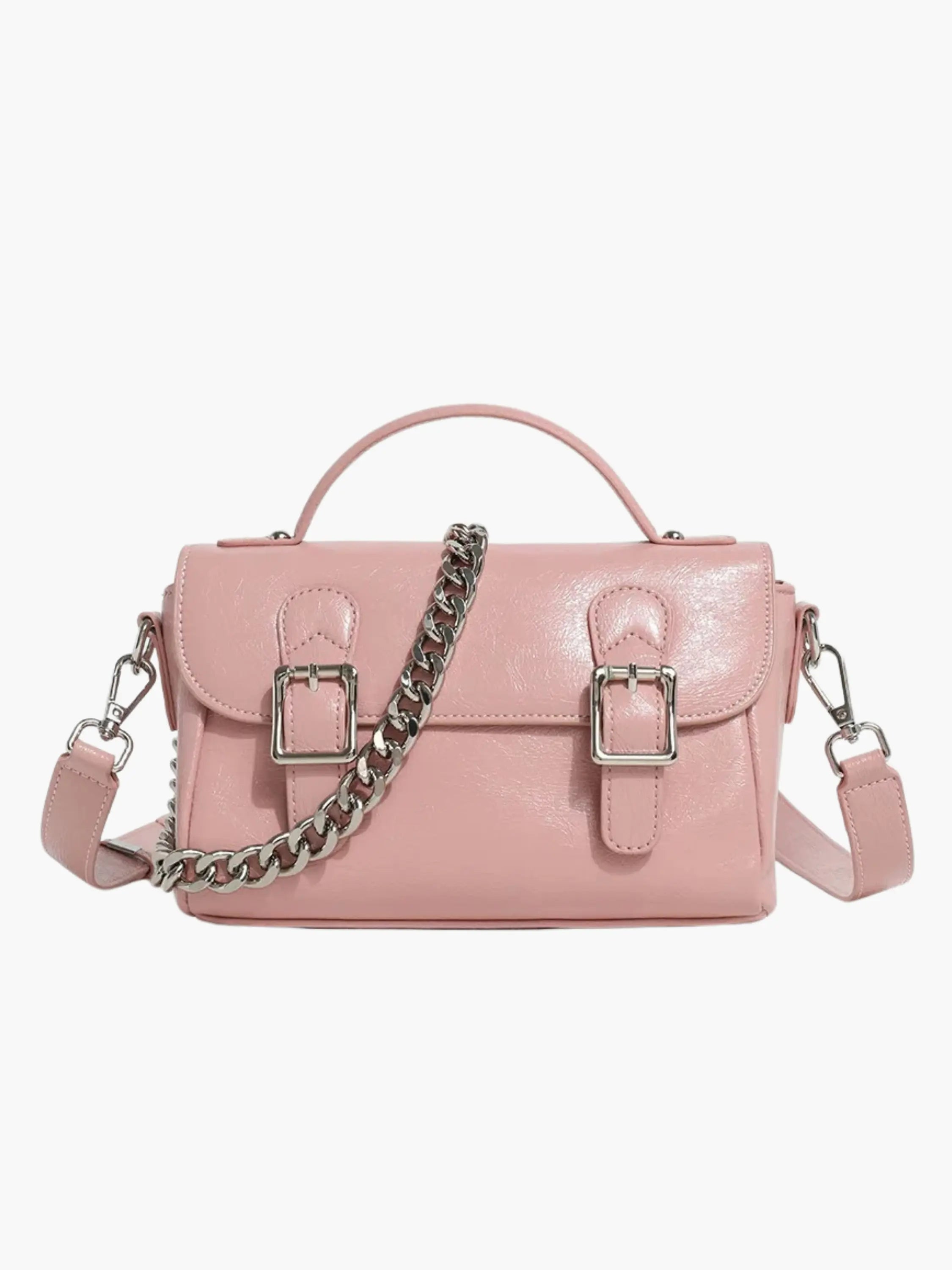 Chic Buckle-Detail Crossbody Bag