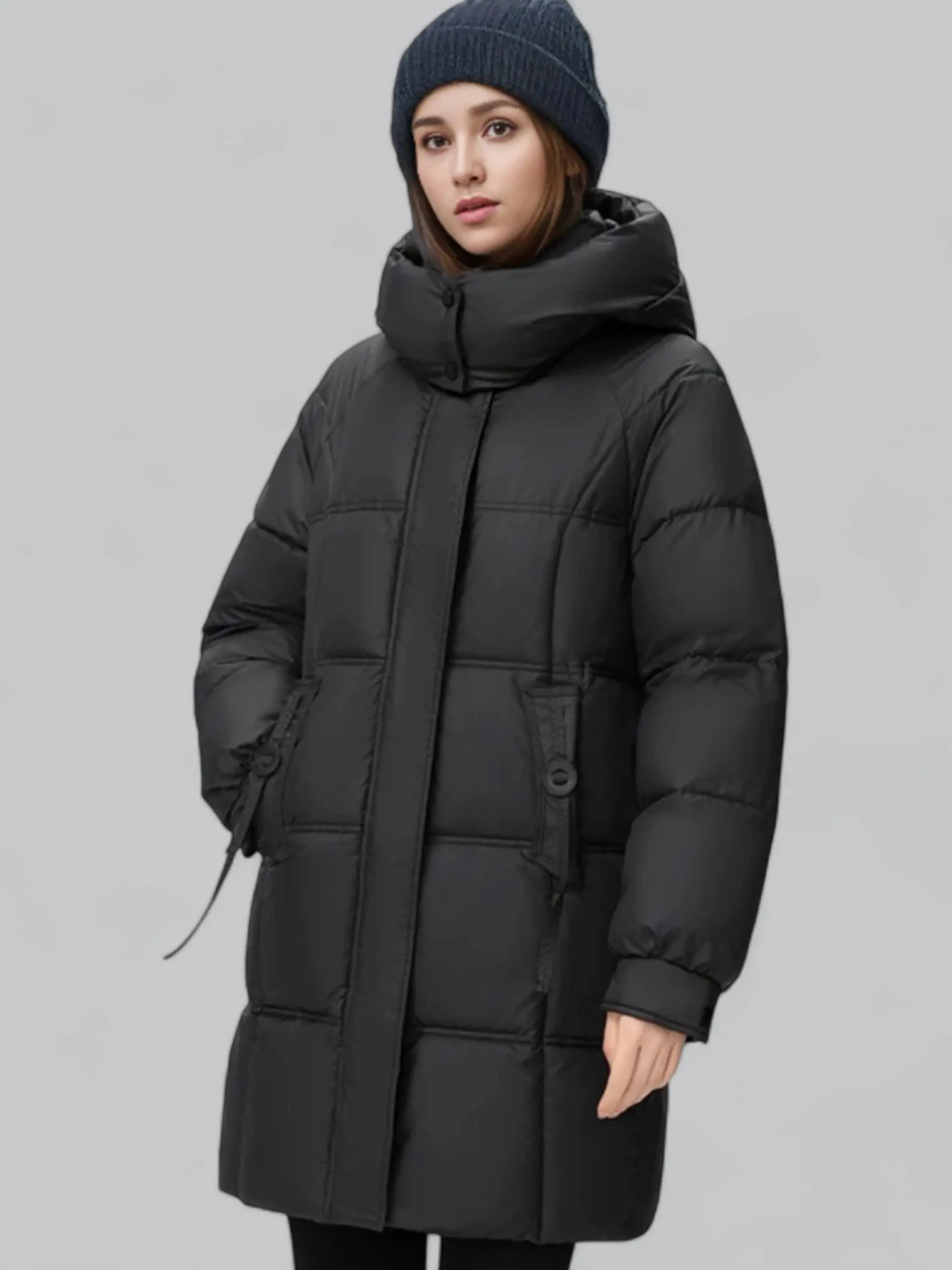Longline Hooded Puffer Coat