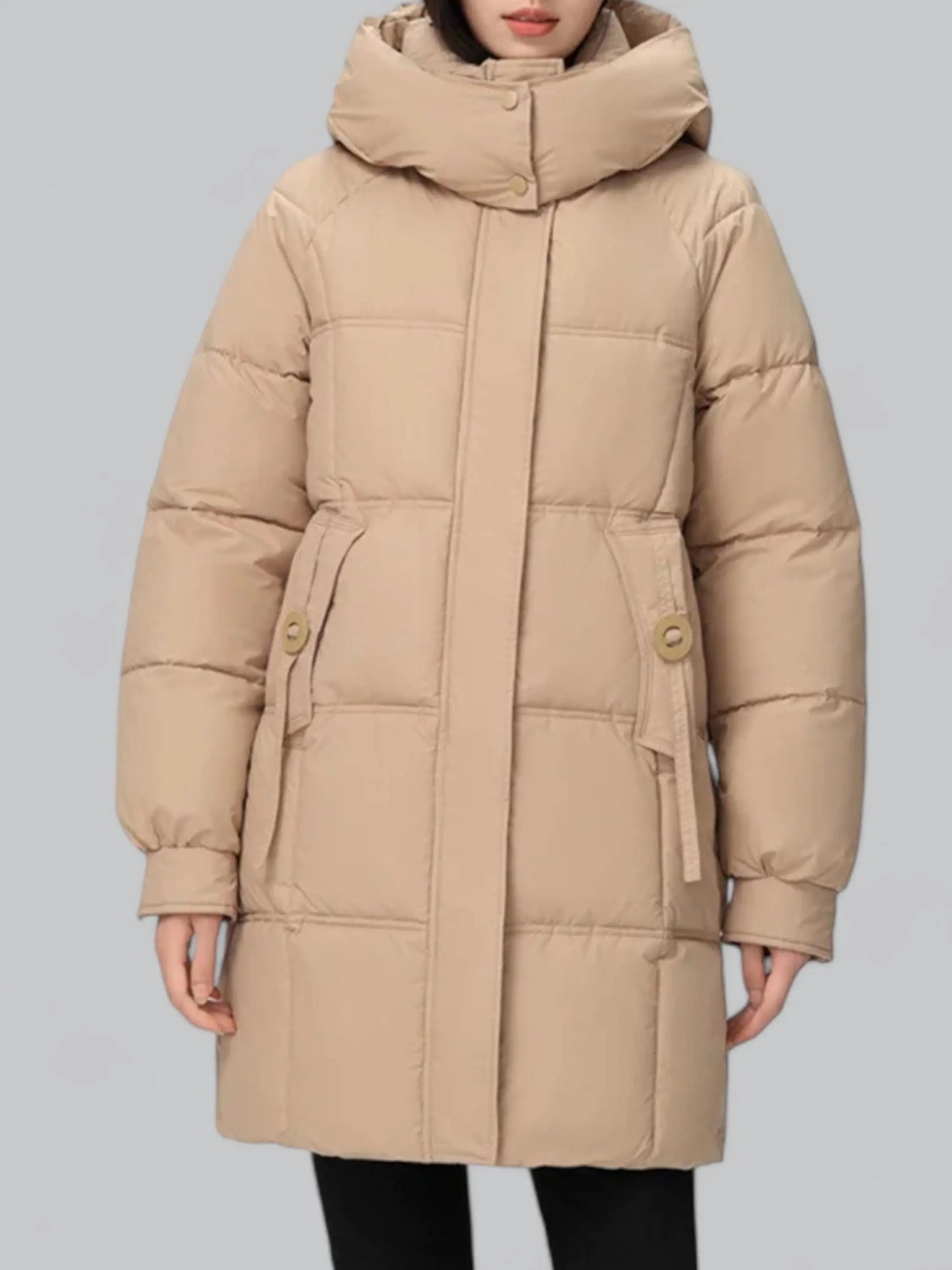 Longline Hooded Puffer Coat