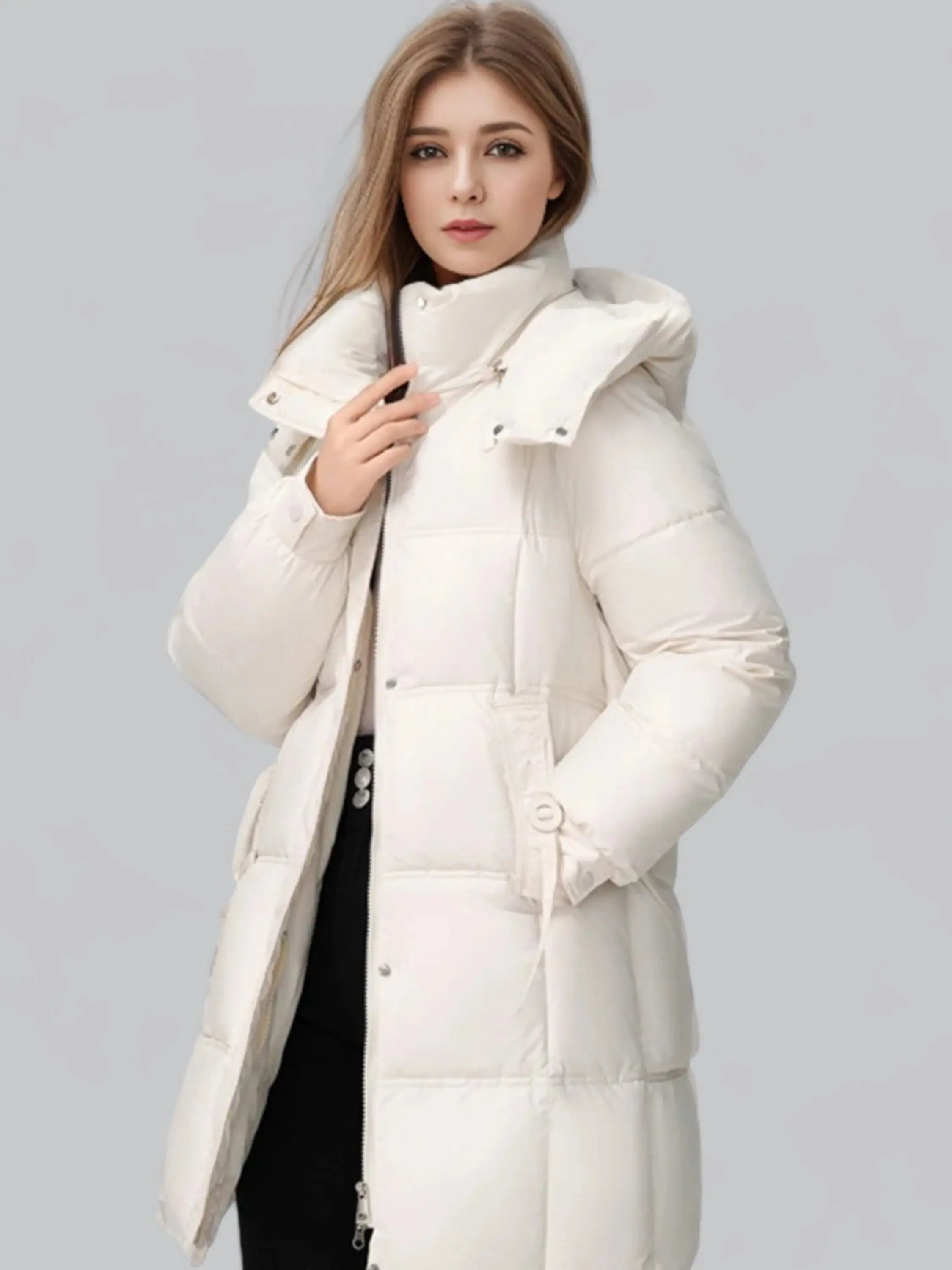 Longline Hooded Puffer Coat