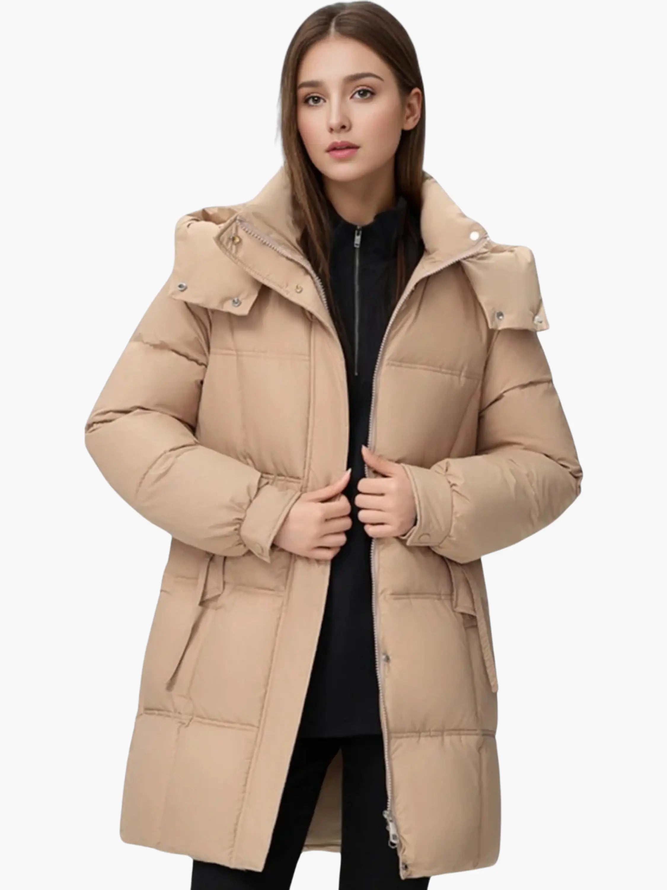 Longline Hooded Puffer Coat