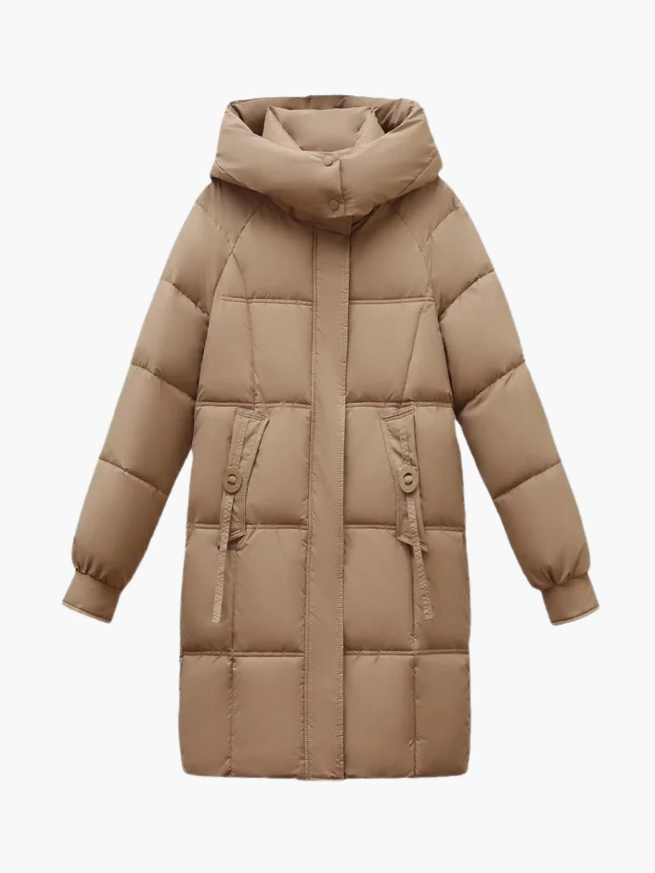 Longline Hooded Puffer Coat