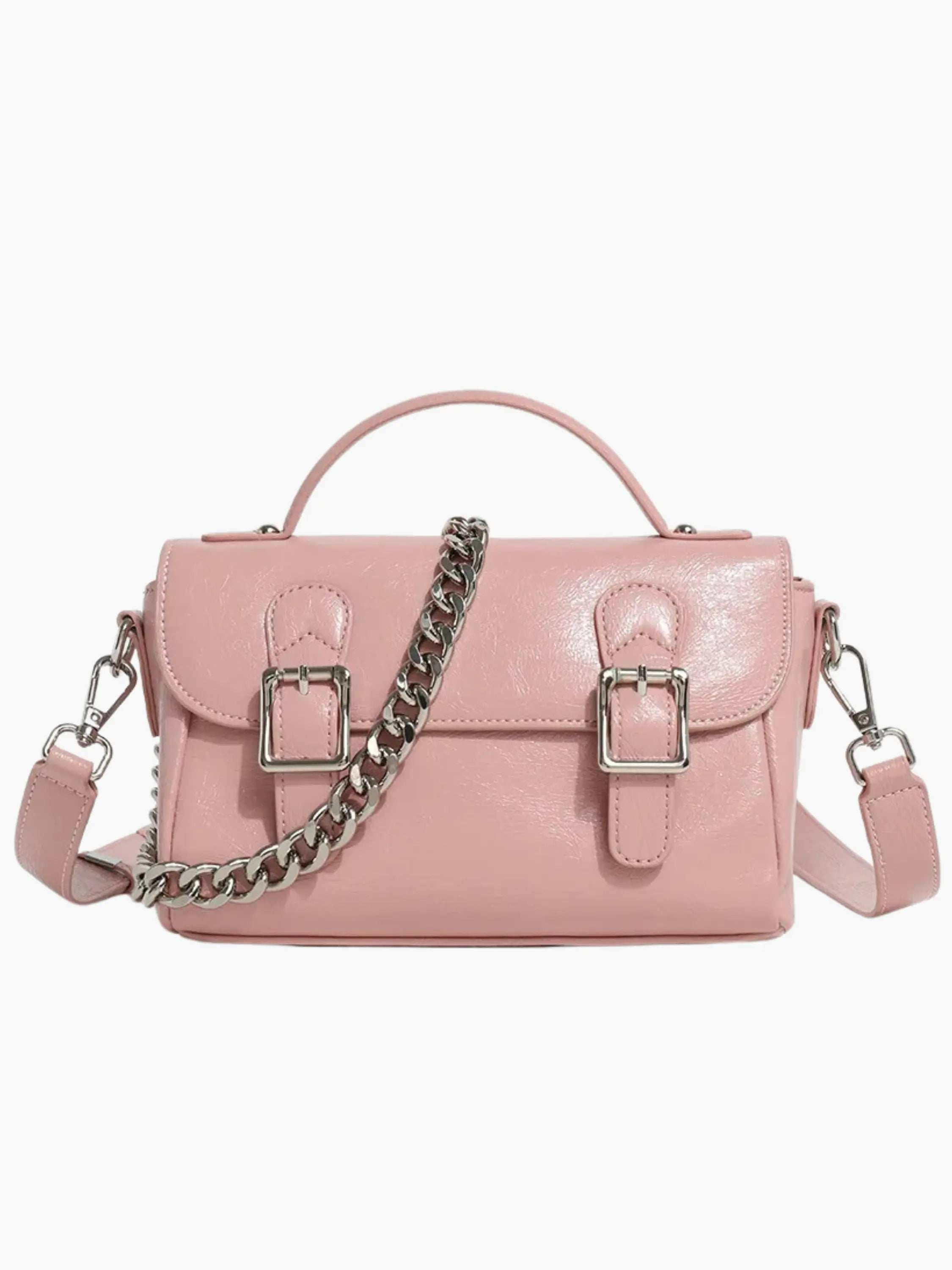 Chic Buckle-Detail Crossbody Bag