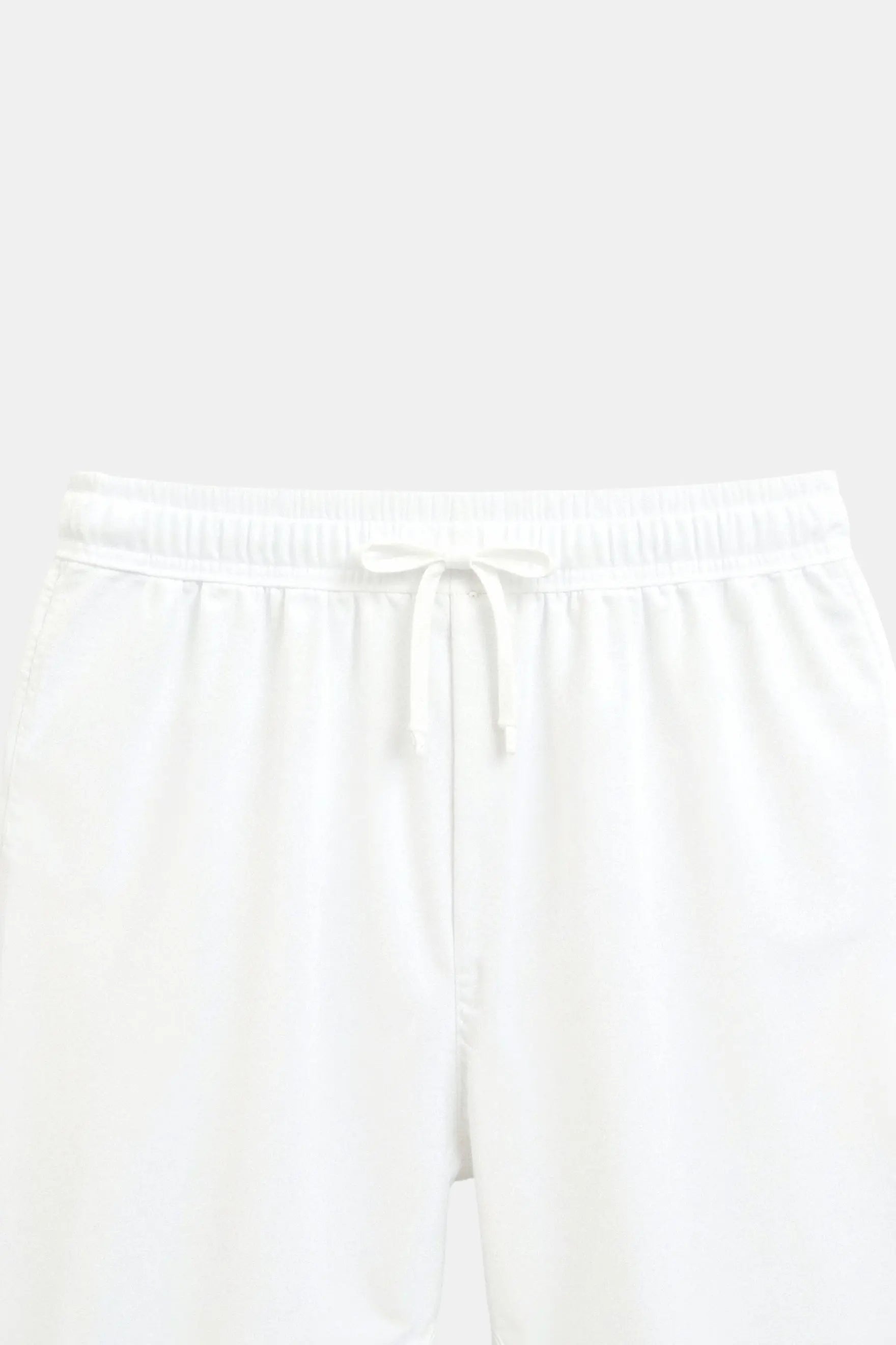 Relaxed Drawstring Lounge Pants in White