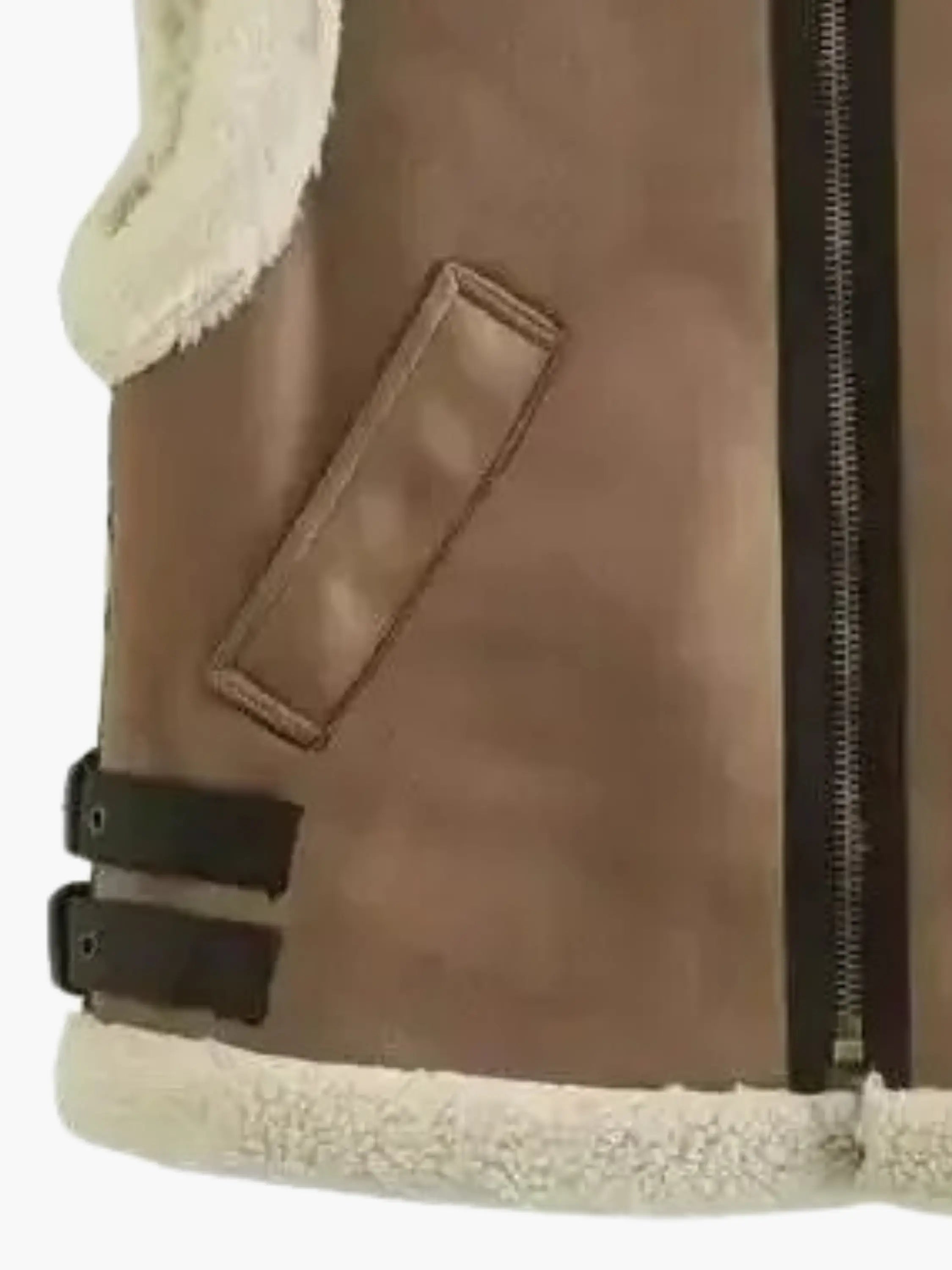 Faux Shearling Lined Vest