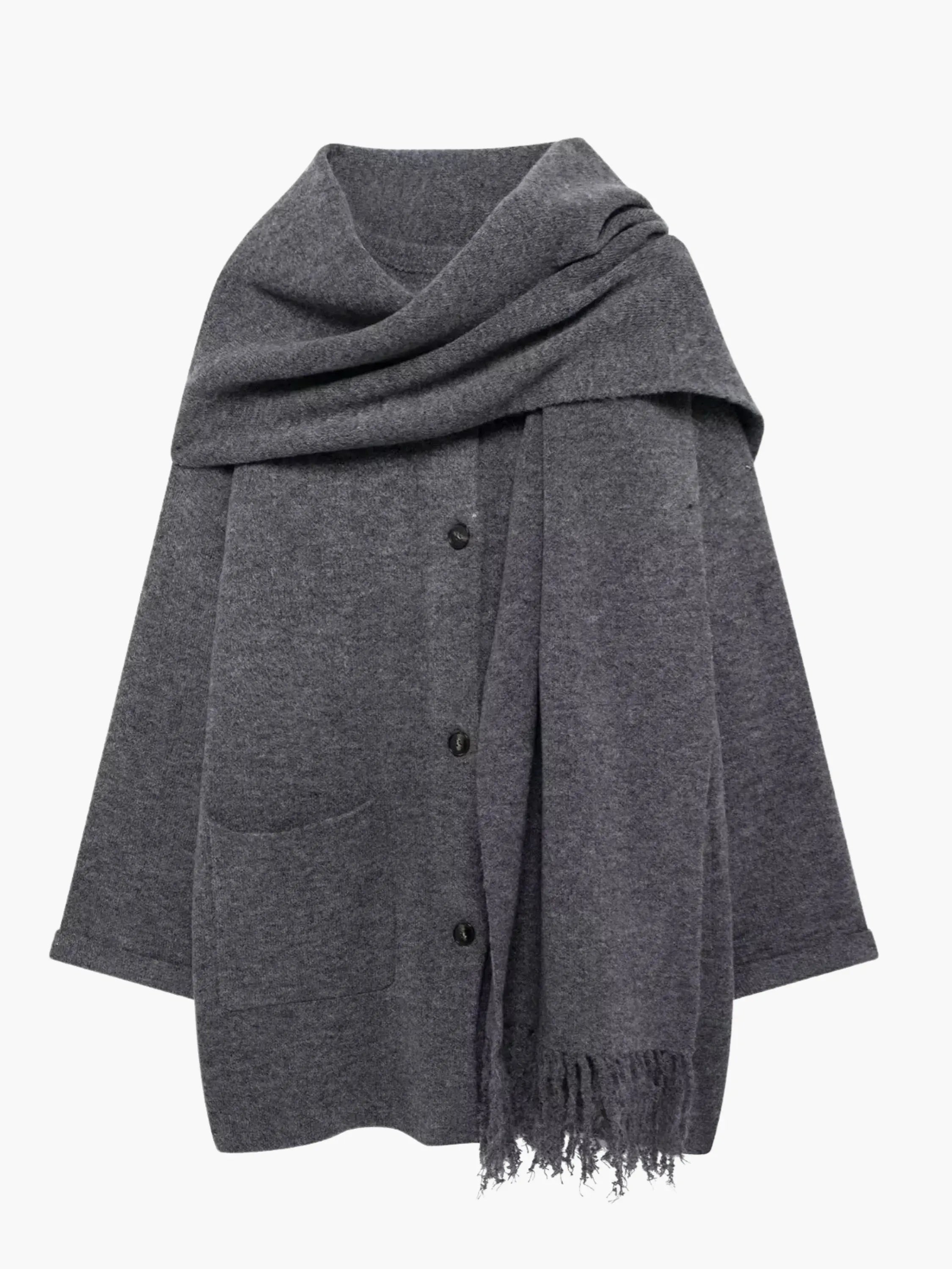 Cozy -Blend Wrap Coat