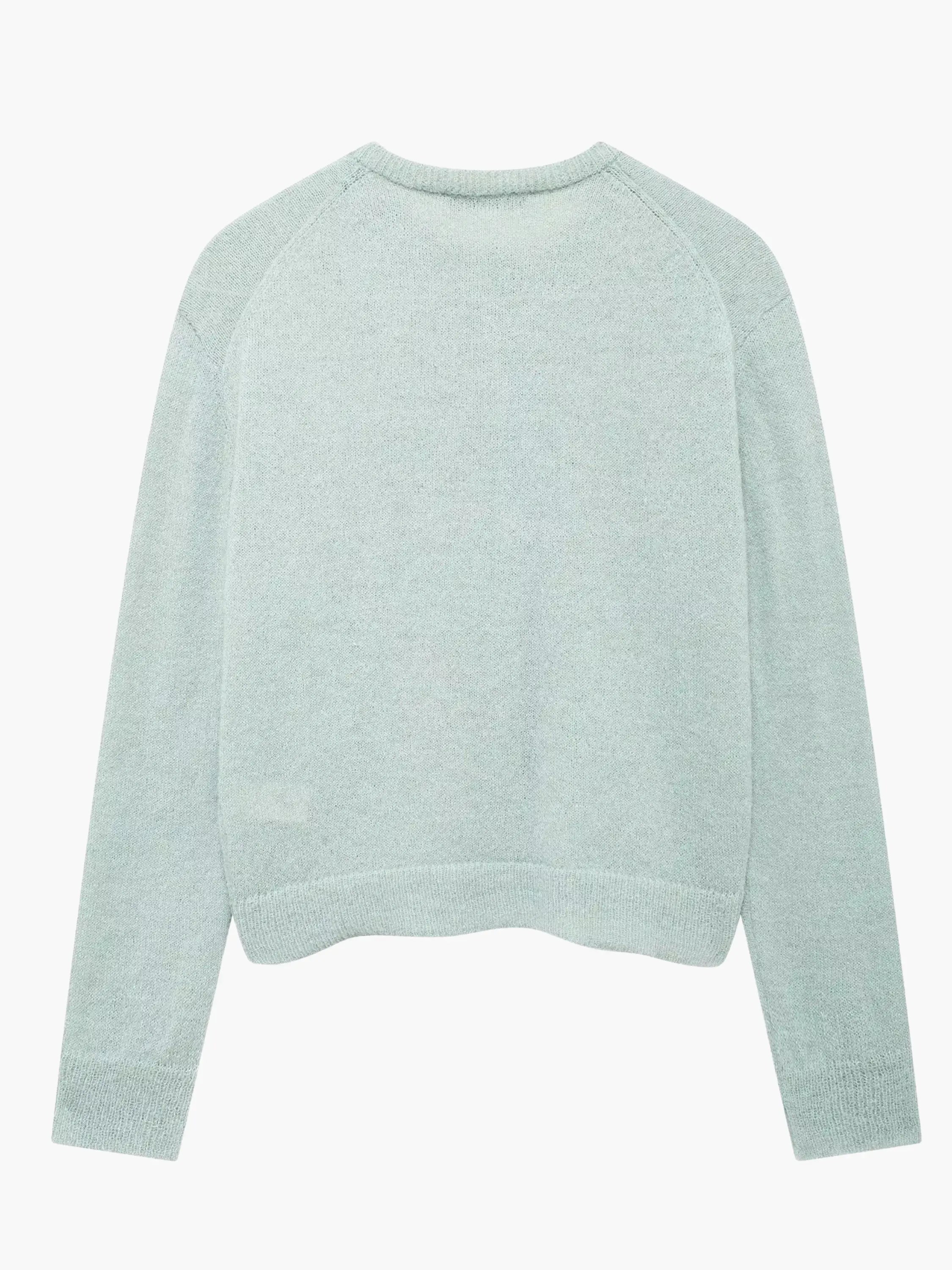 Classic Knit Button-Up Cardigan