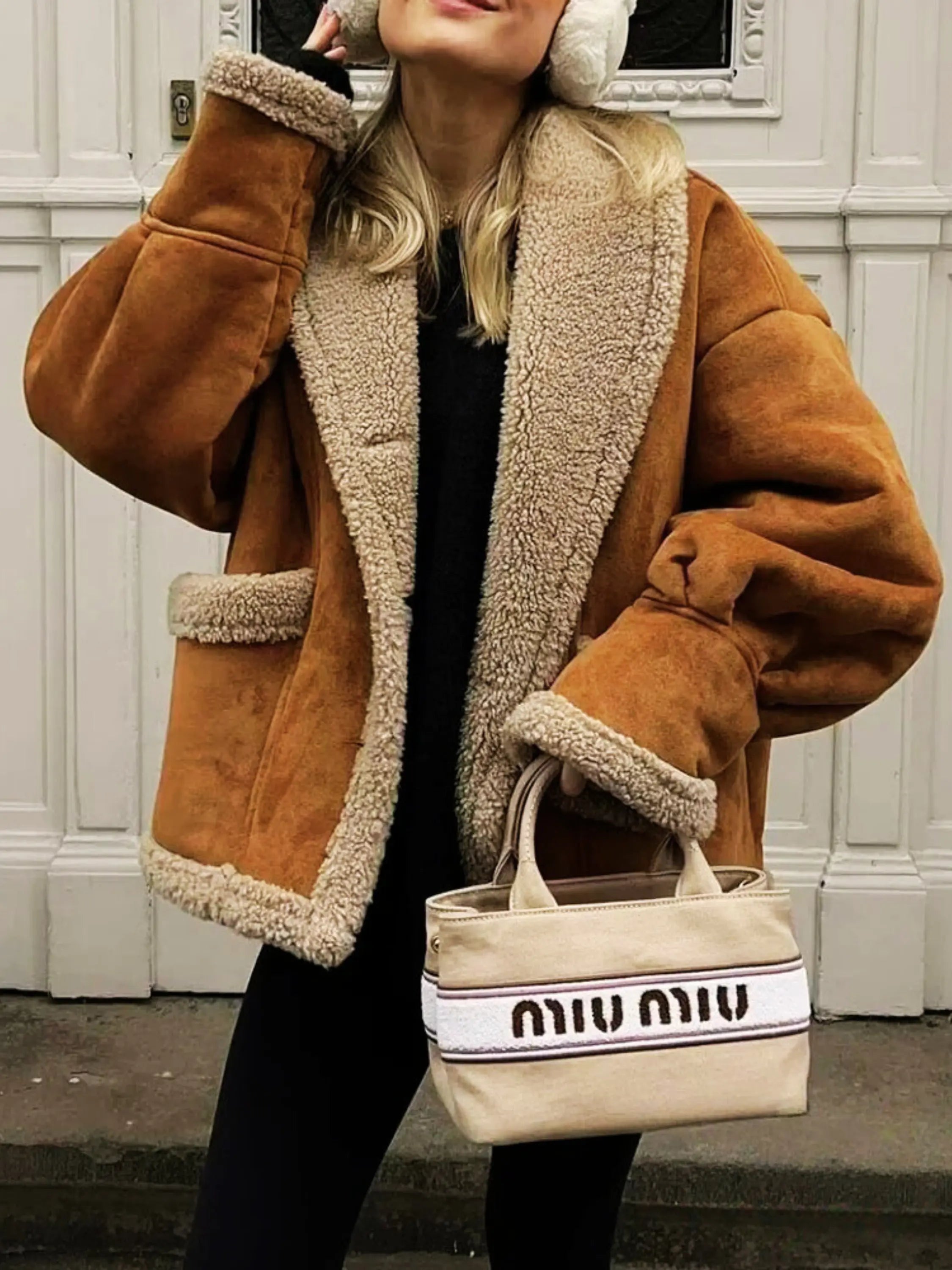 Warm Wool Coat Winter Outerwear for Women