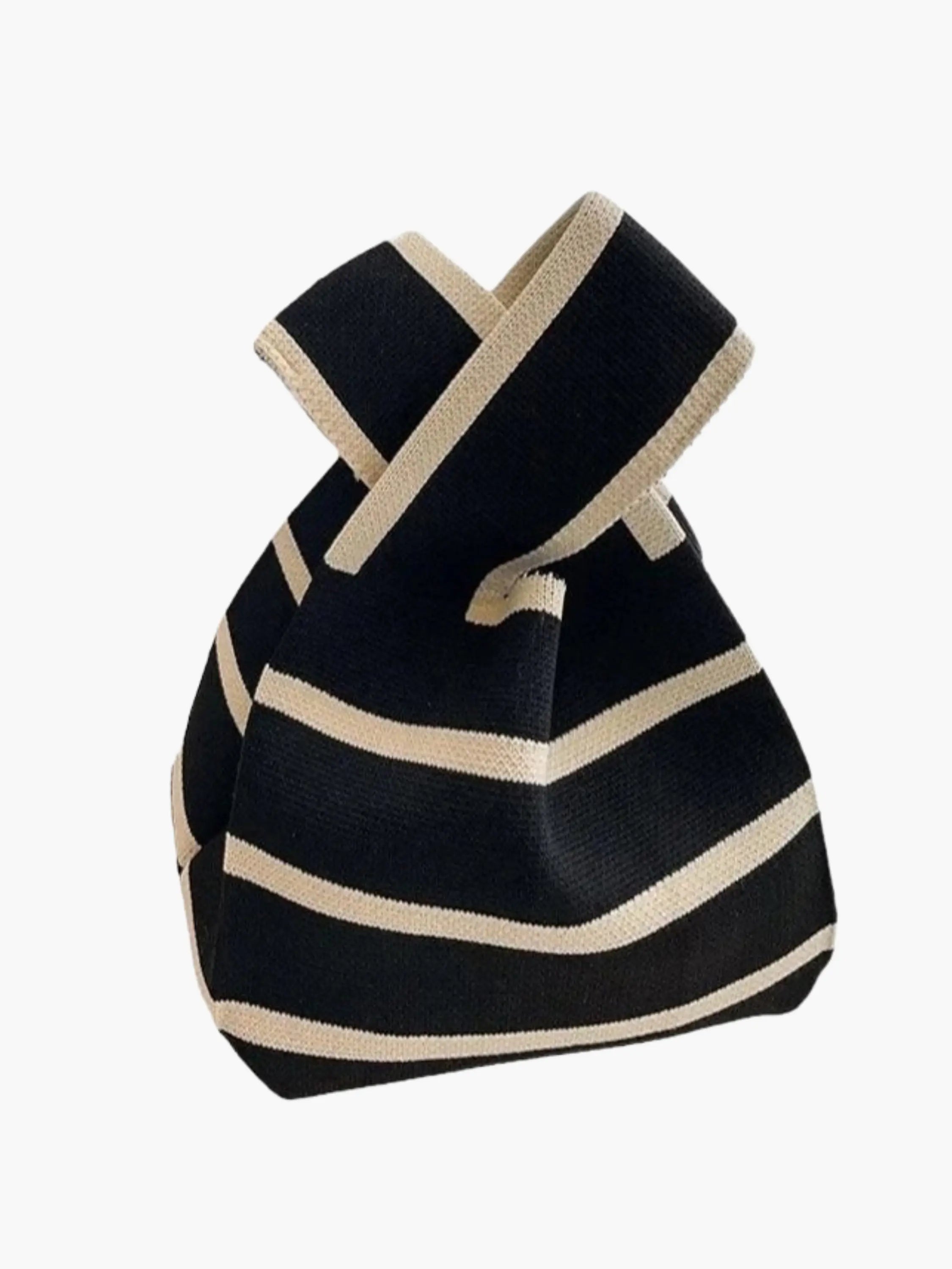 Striped Knot Tote Bag - for Women