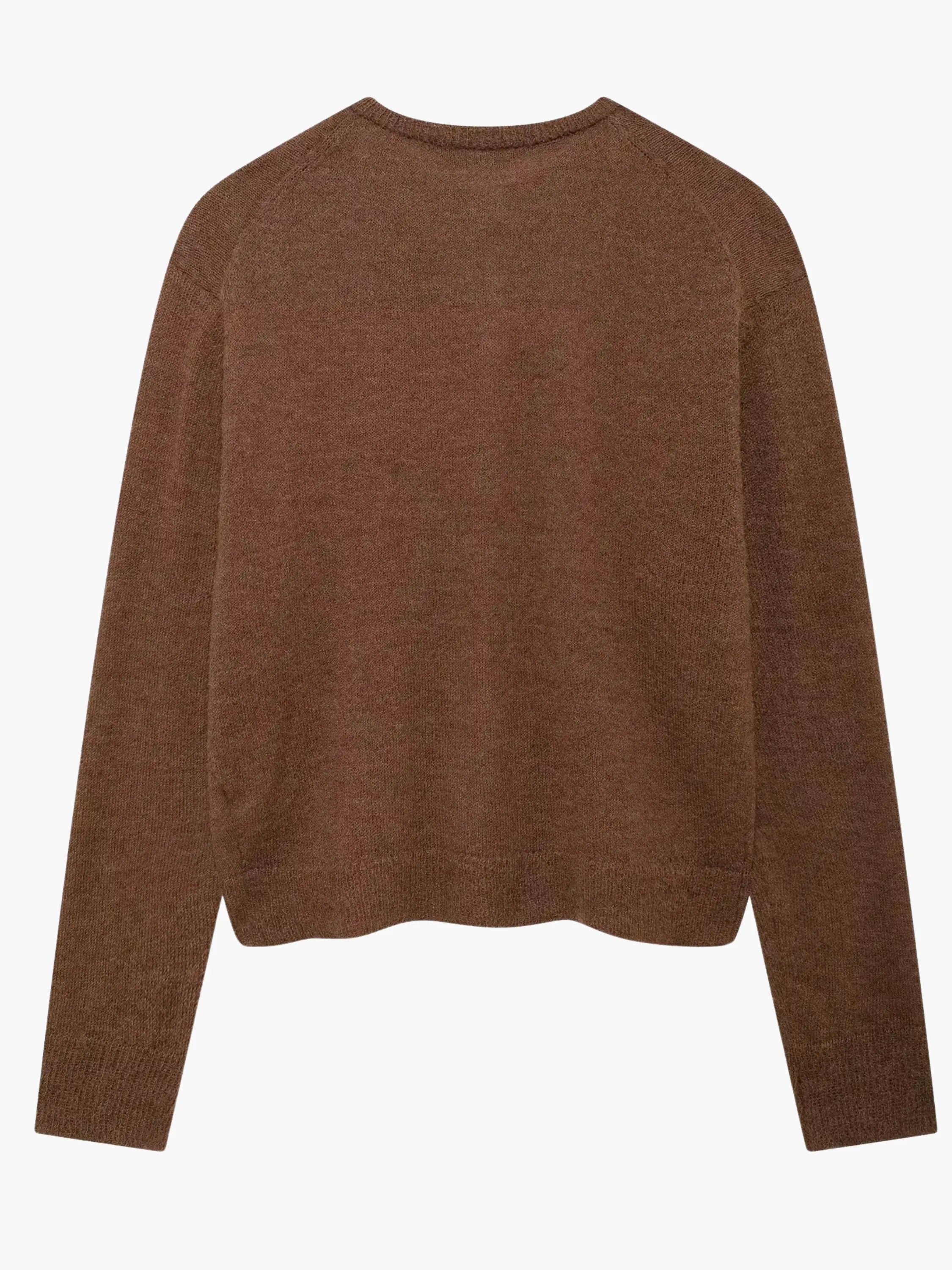 Classic Knit Button-Up Cardigan