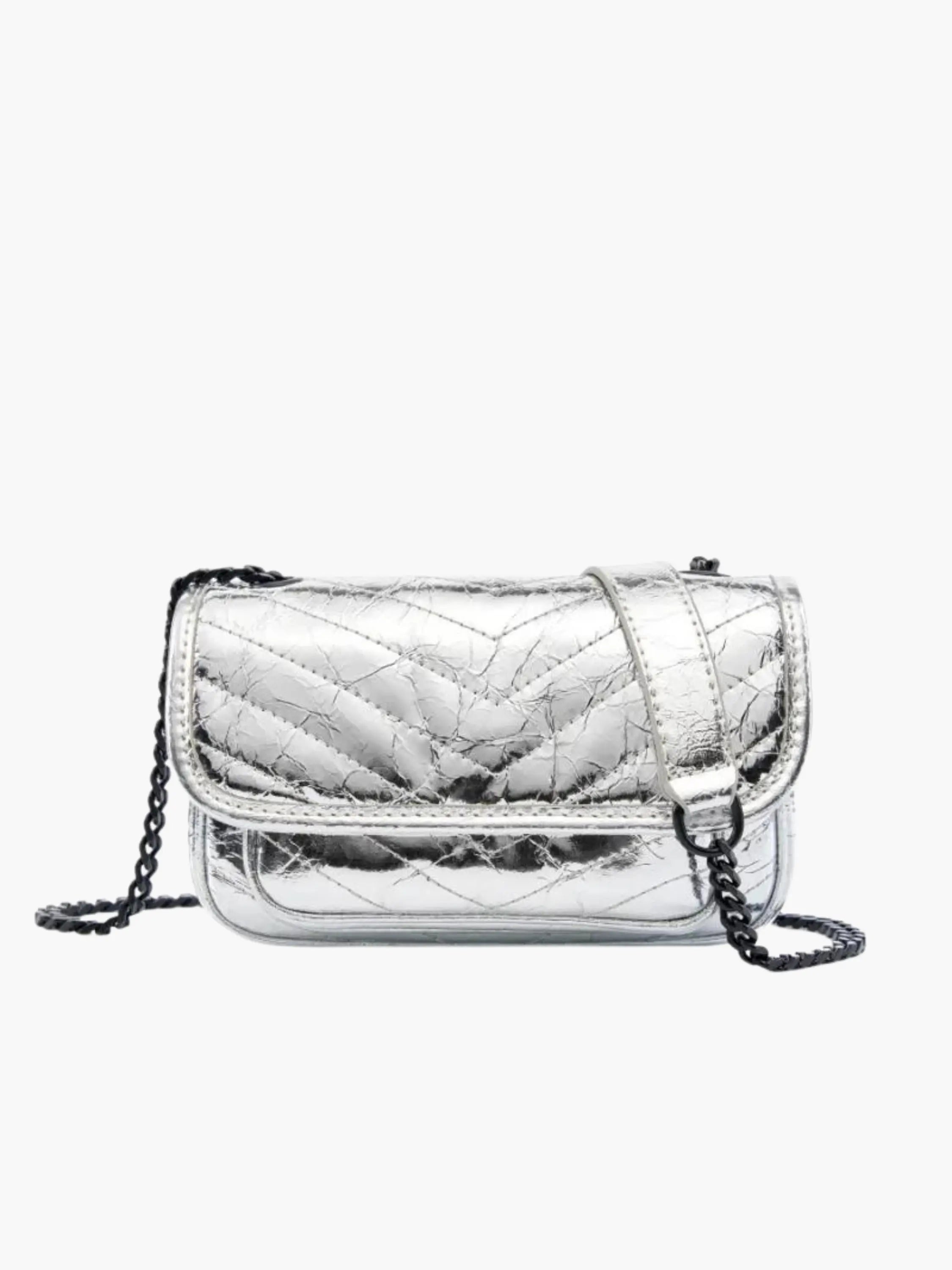 Elegant Crossbody Bag with Chain Strap