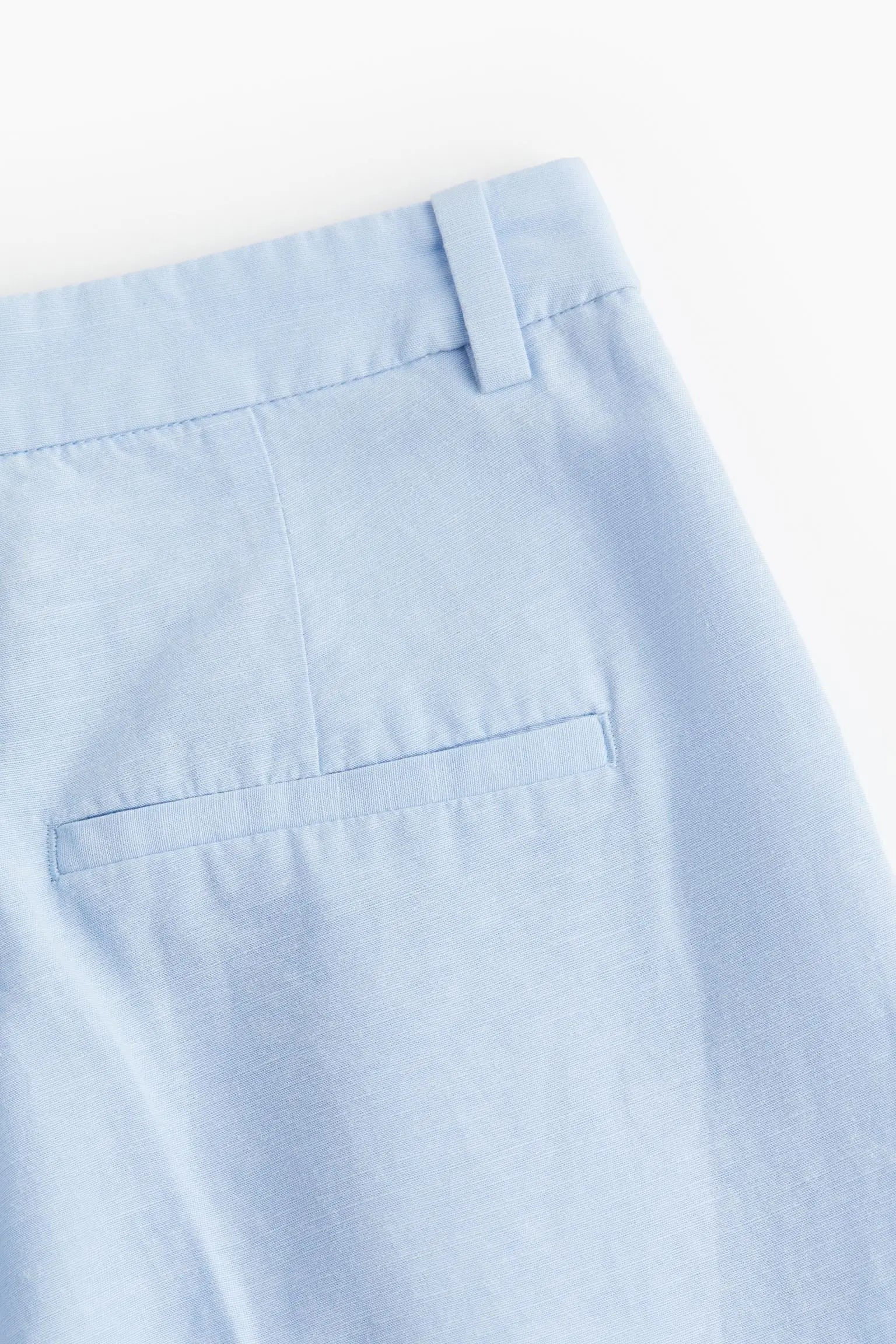 Wide-Leg Linen Trousers
