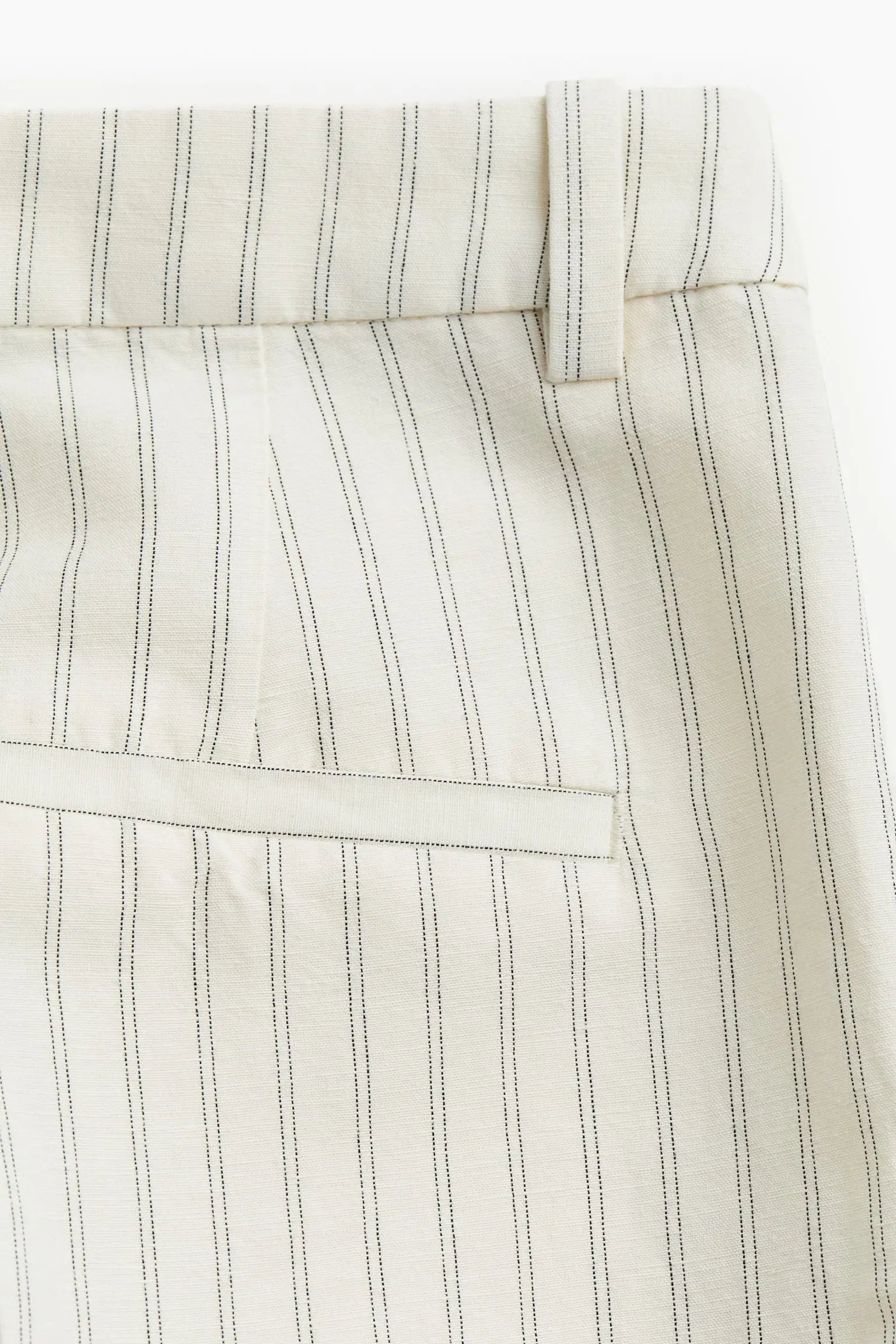 Wide-Leg Linen Trousers