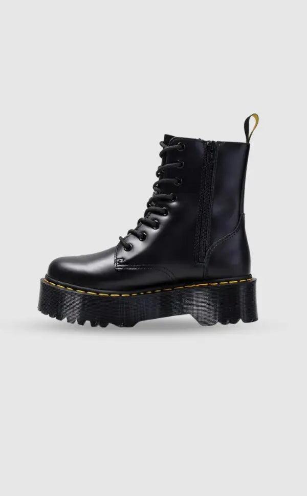 Chunky Platform Combat Boots - Bold and Edgy