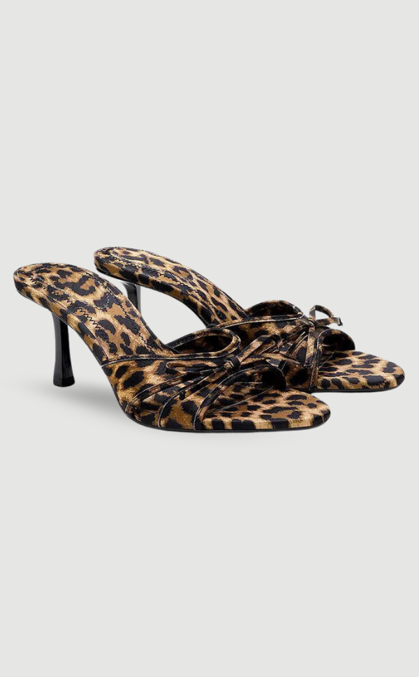 The Gina | Mid Height Panther Heels