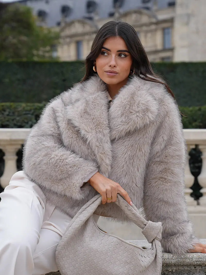 Luxurious Faux Fur Coat