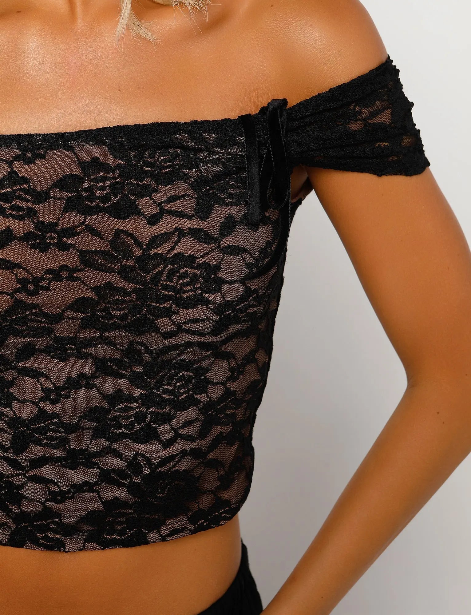 Off-Shoulder Crop Top