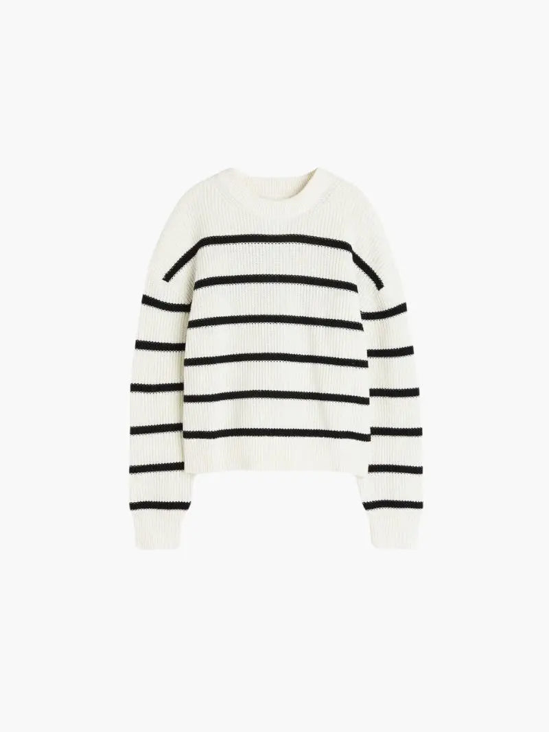 Classic Striped Knit Sweater