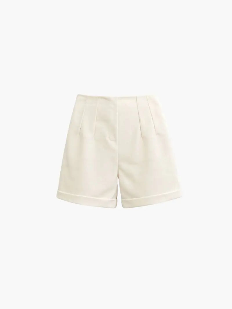 Coastal Elegance Tailored Shorts