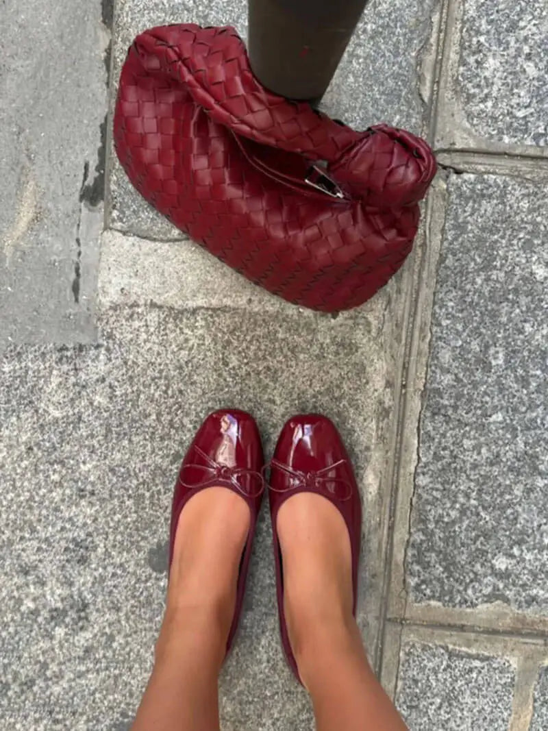 Elegant Patent Ballet Flats