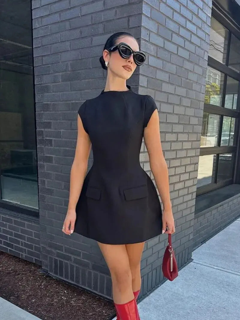 Elegant A-Line Mini Dress