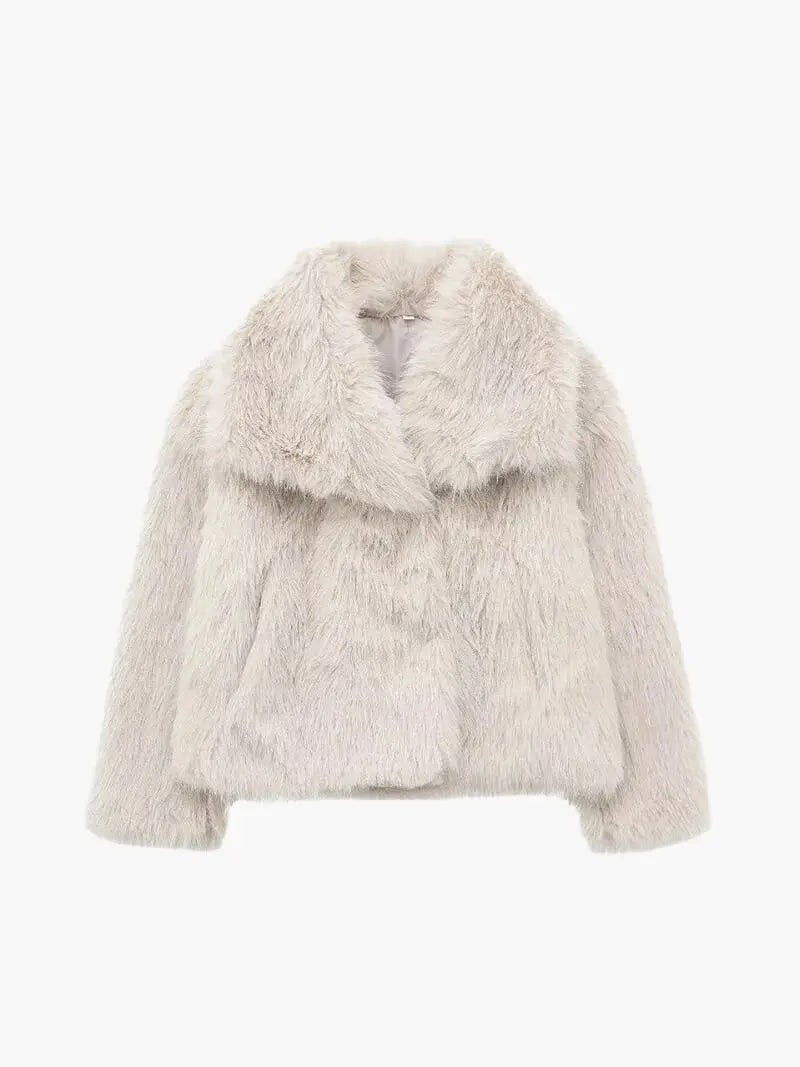 Luxurious Faux Fur Coat