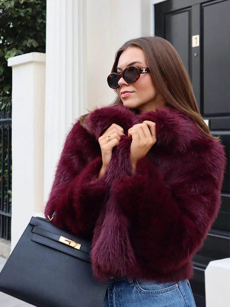 Luxurious Faux Fur Coat