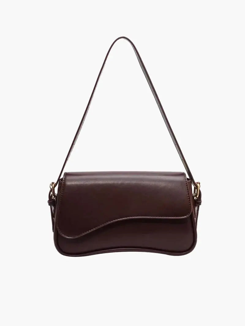 Classic Faux Leather Shoulder Bag – Minimalist Elegance
