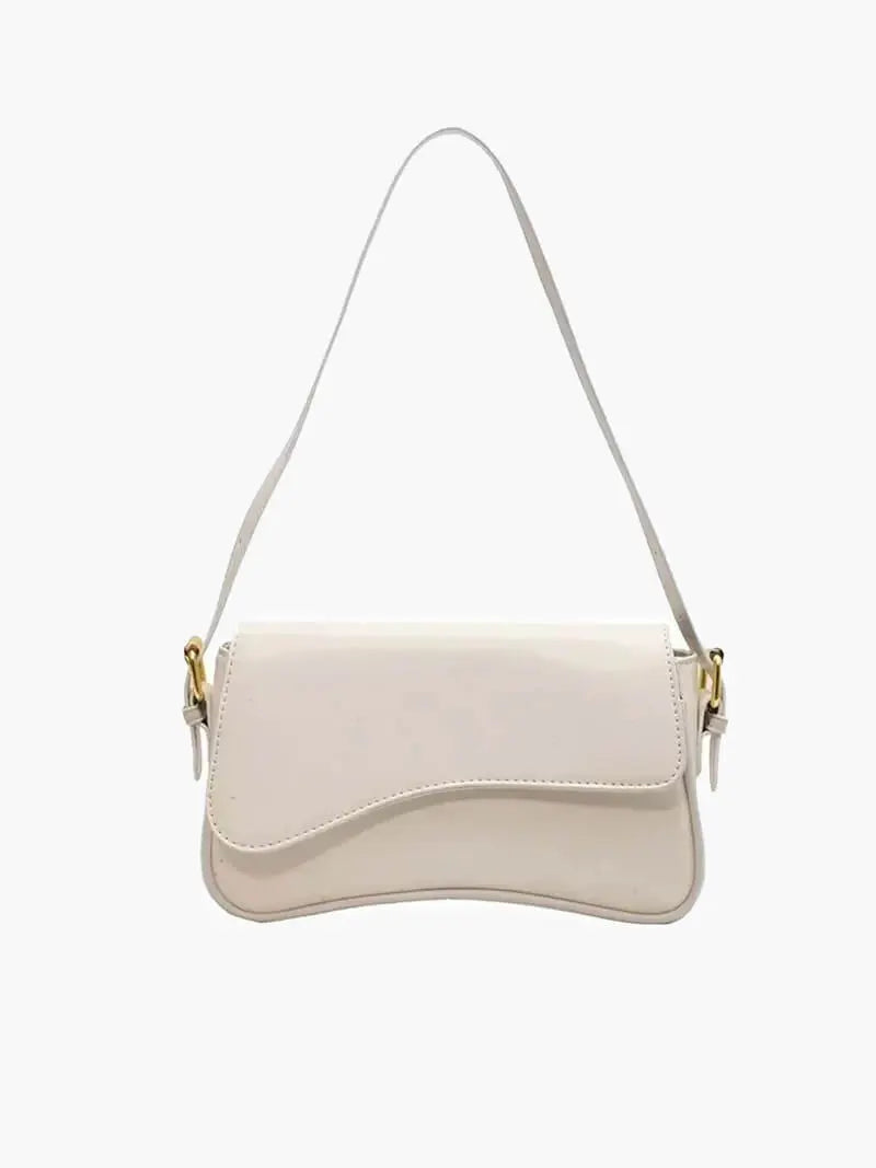Classic Faux Leather Shoulder Bag – Minimalist Elegance